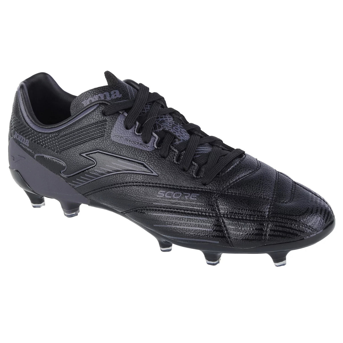 Joma Score 2301 Firm Ground Soccer Cleats (Black)