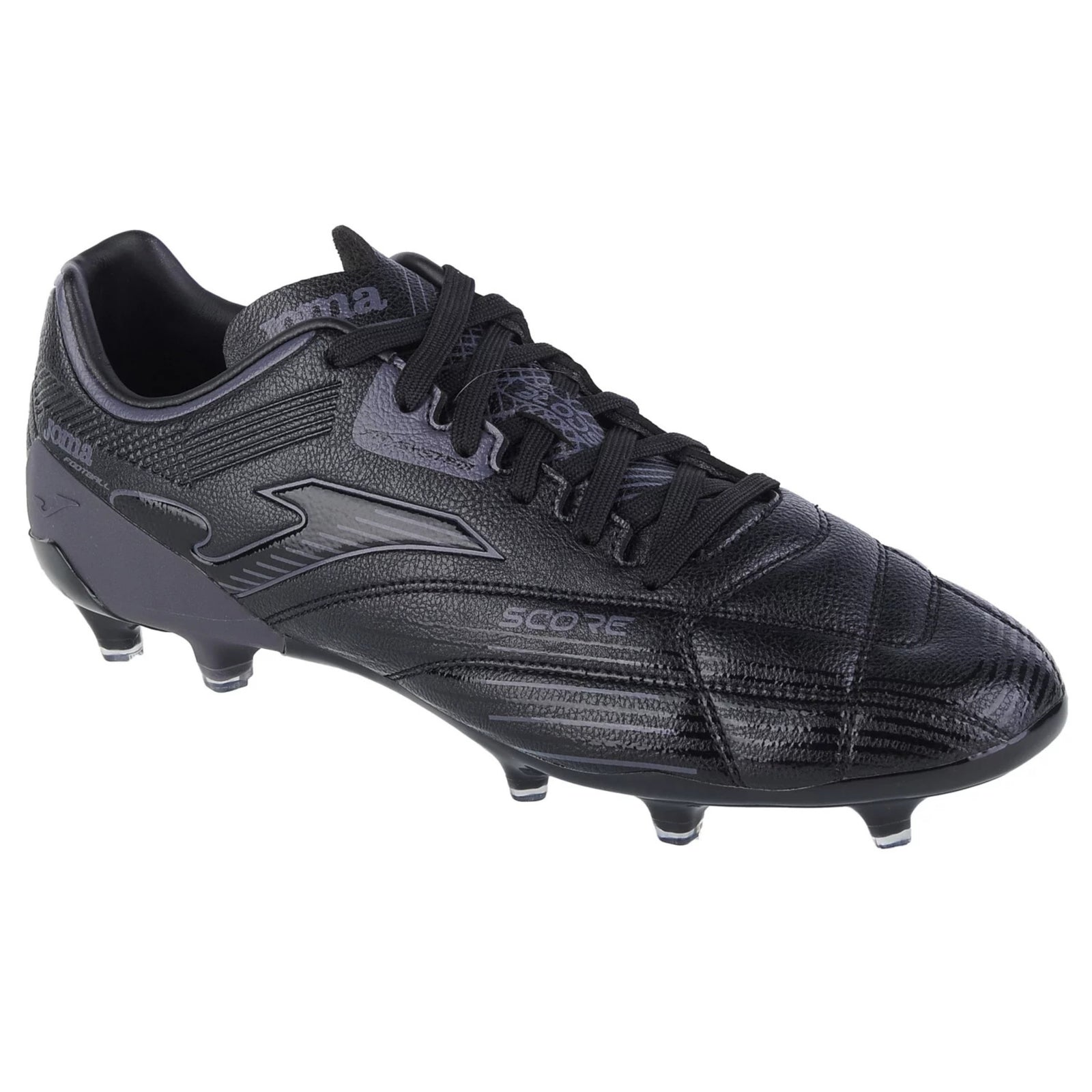 Joma Score 2301 Firm Ground Soccer Cleats (Black)