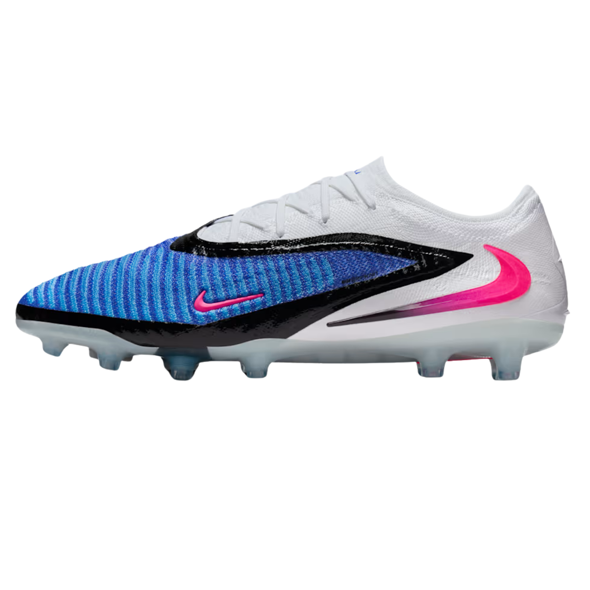 Nike Phantom 6 Low Elite AG-Pro Soccer Cleats (Racer Blue/Pink Blast/White)