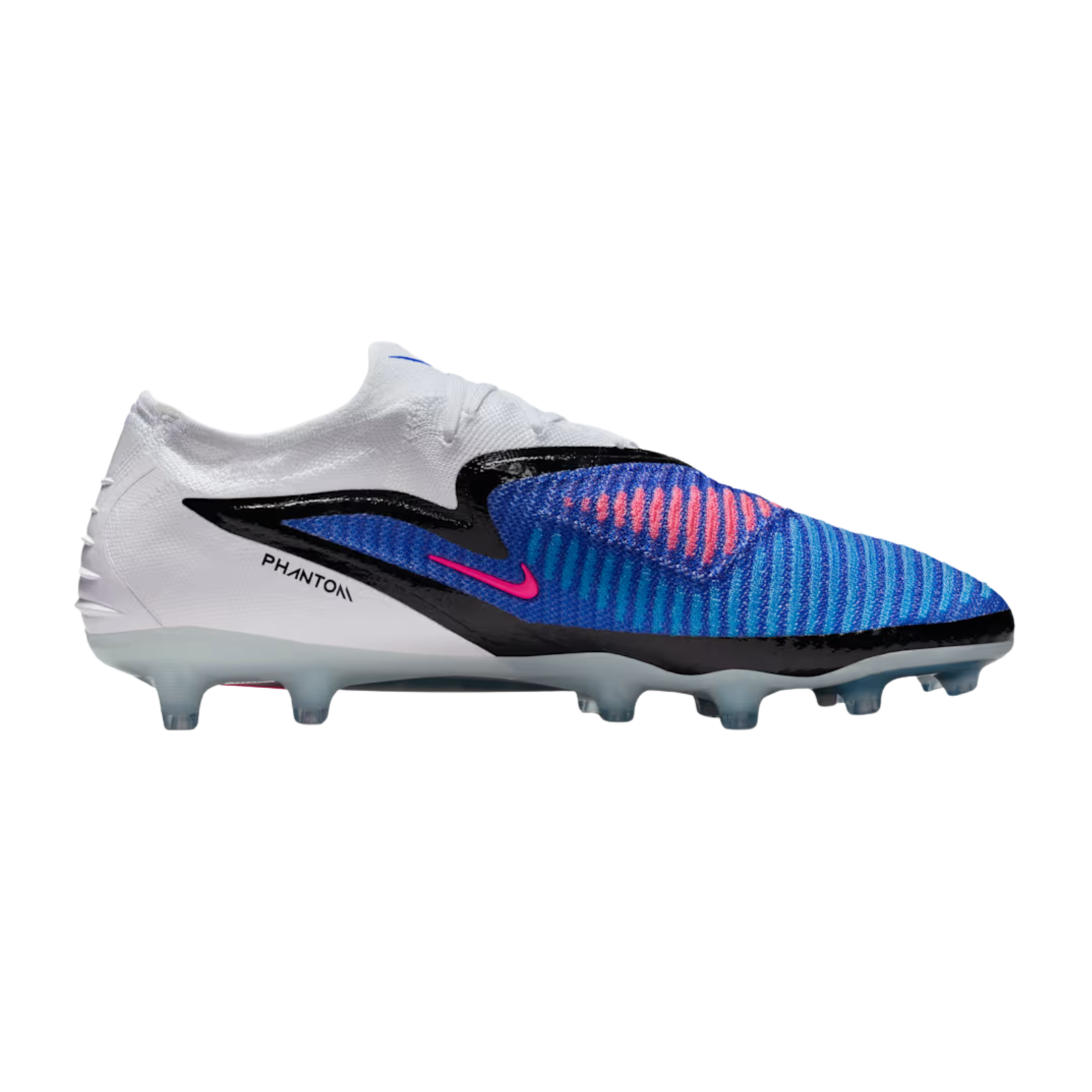 Nike Phantom 6 Low Elite AG-Pro Soccer Cleats (Racer Blue/Pink Blast/White)