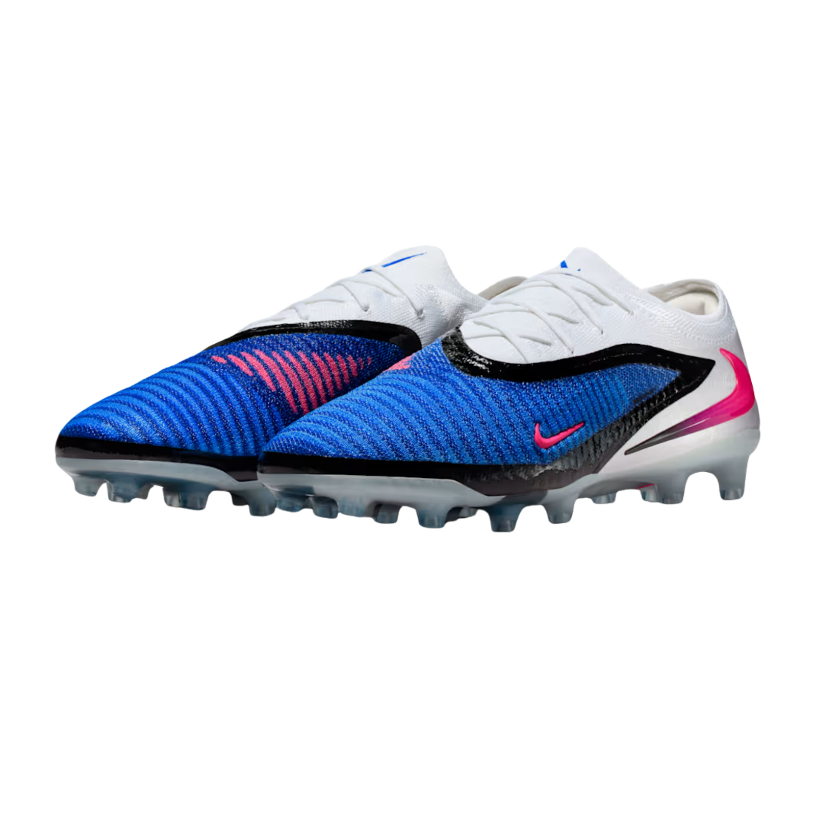 Nike Phantom 6 Low Elite AG-Pro Soccer Cleats (Racer Blue/Pink Blast/White)