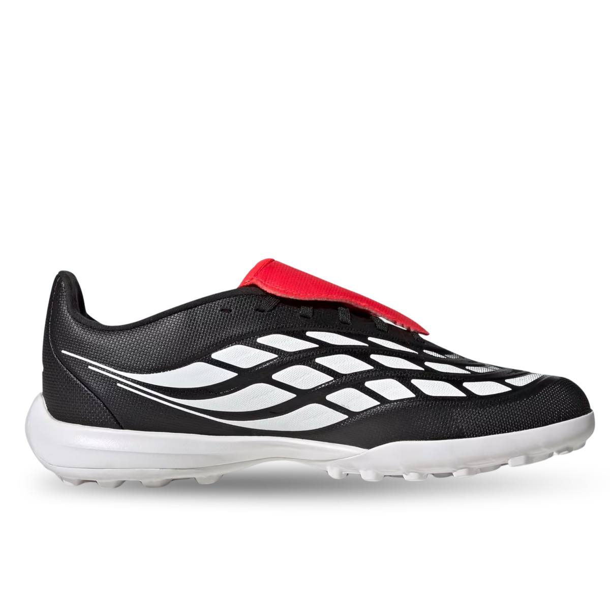 adidas Youth Predator League FT Turf Soccer Shoes (Black/White/Lucid Red)