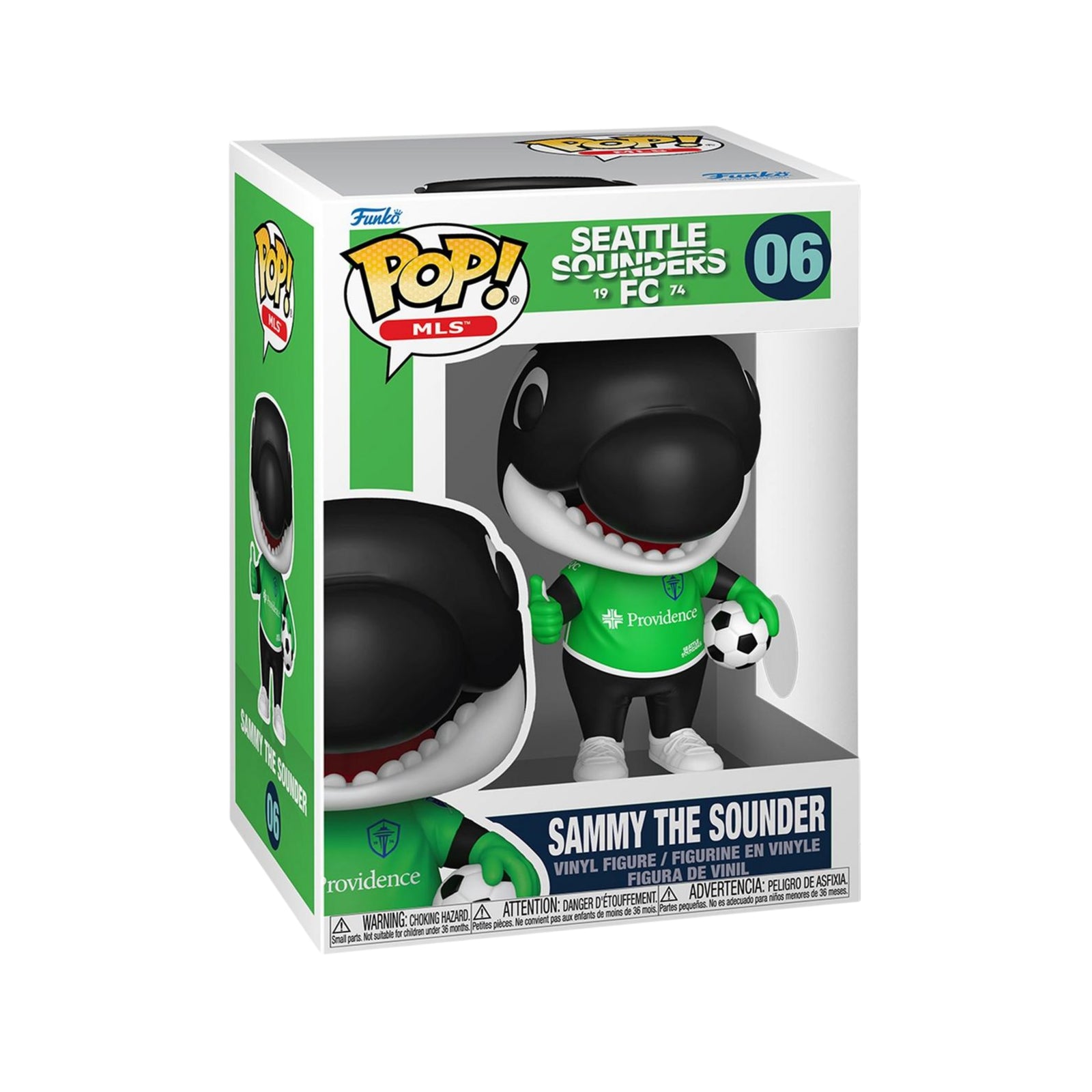 Seattle Sounders Sammy the Sounder Funko Pop (Green)