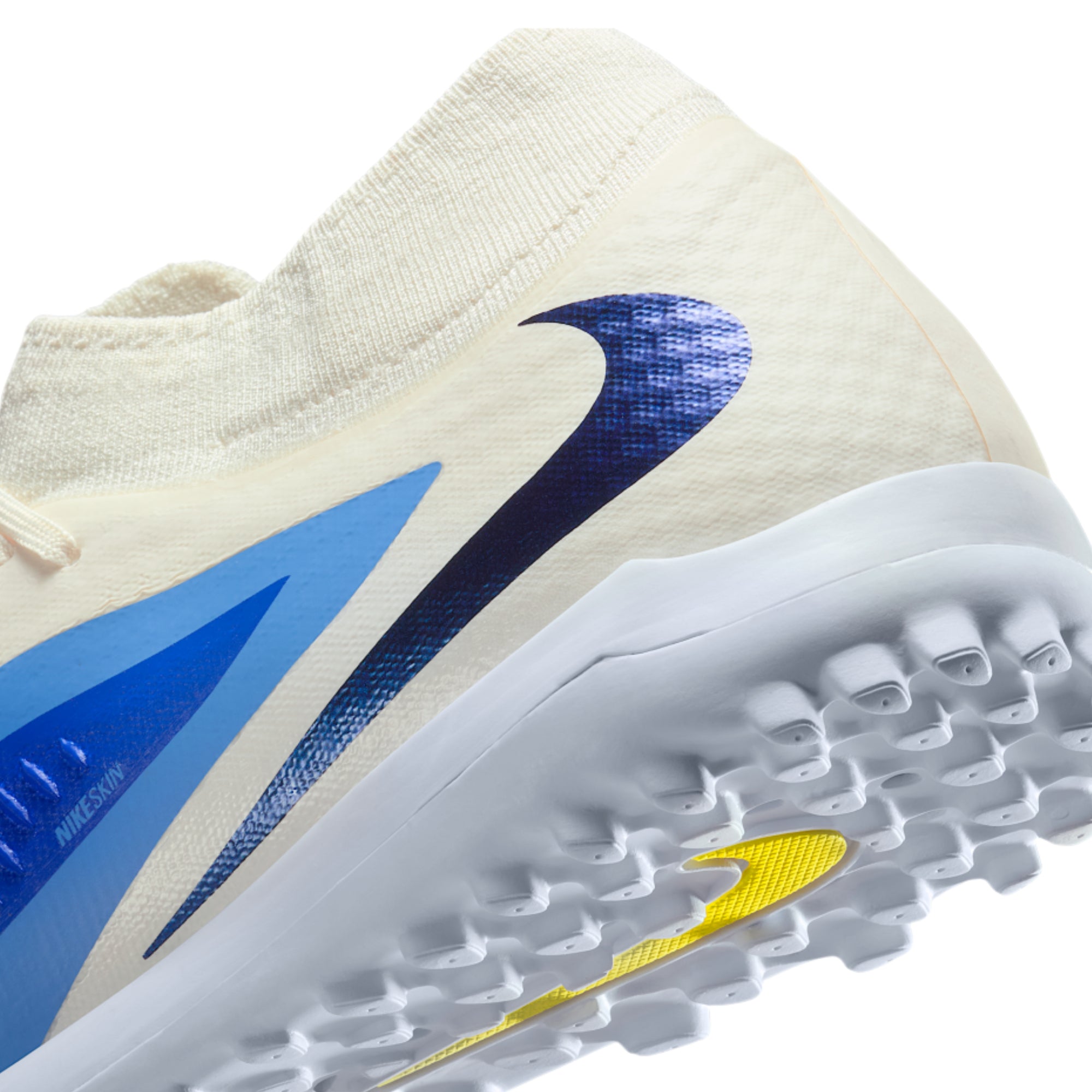 Nike Phantom 6 High Academy Turf Soccer Shoes (Racer Blue/Dark Obsidian)