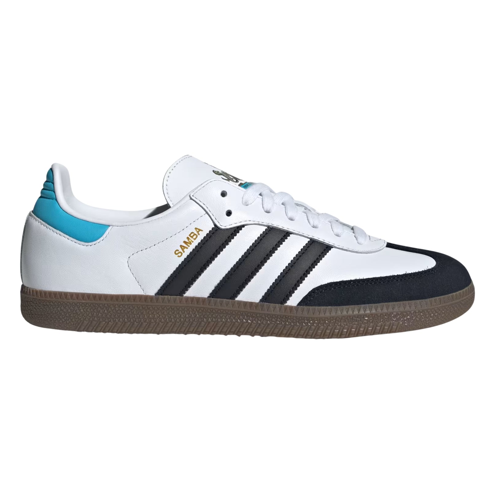 adidas Newcastle United Samba Soccer Shoes (White/Black/Sky Rush)