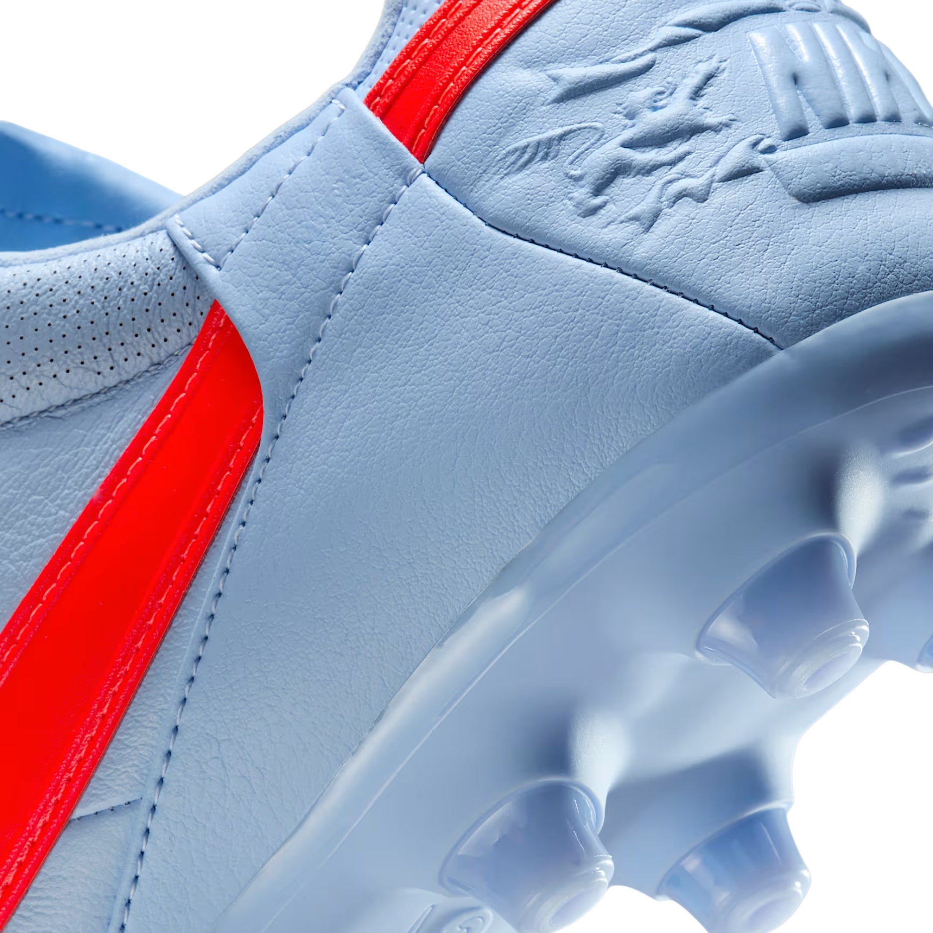 Nike Premier III Firm Ground Low-Top Soccer Cleats (Royal Tint/Bright Crimson)