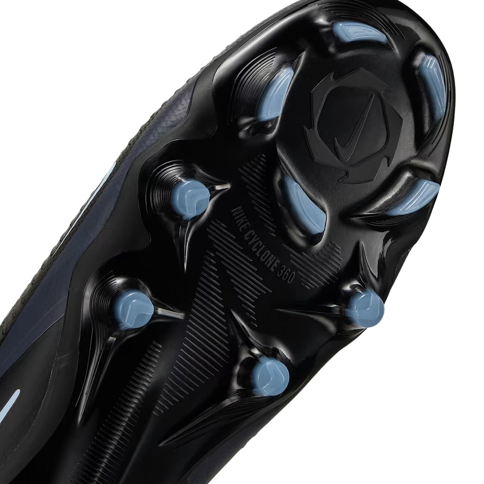 Nike Phantom 6 High Pro Firm Ground Soccer Cleats (Black/Black)