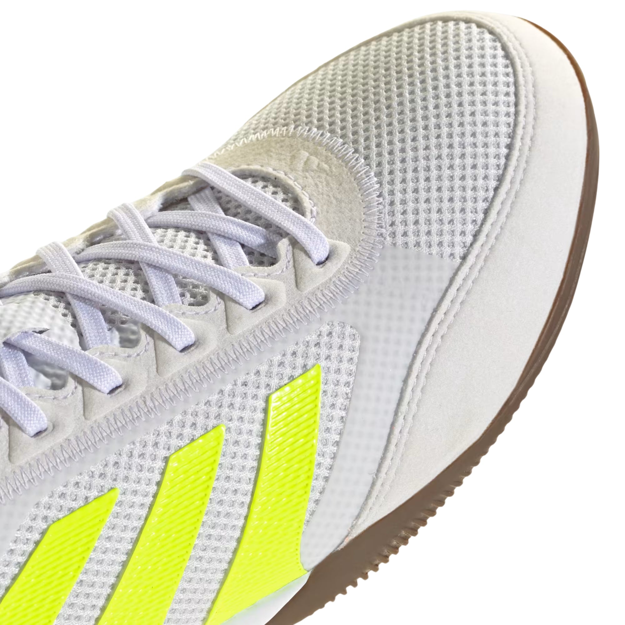 adidas Predator League Indoor Soccer Shoes (White/Lucid Lemon/Black)