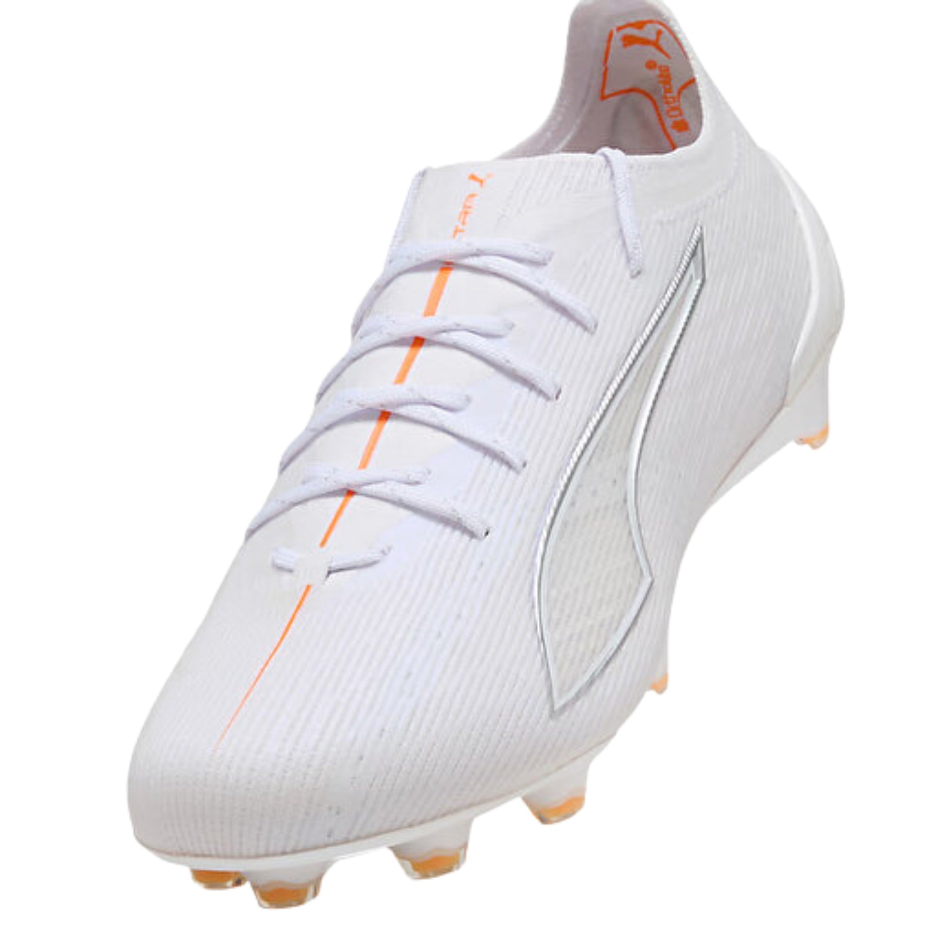 Puma Ultra 6 Ultimate Firm Ground Soccer Cleats (Puma White)