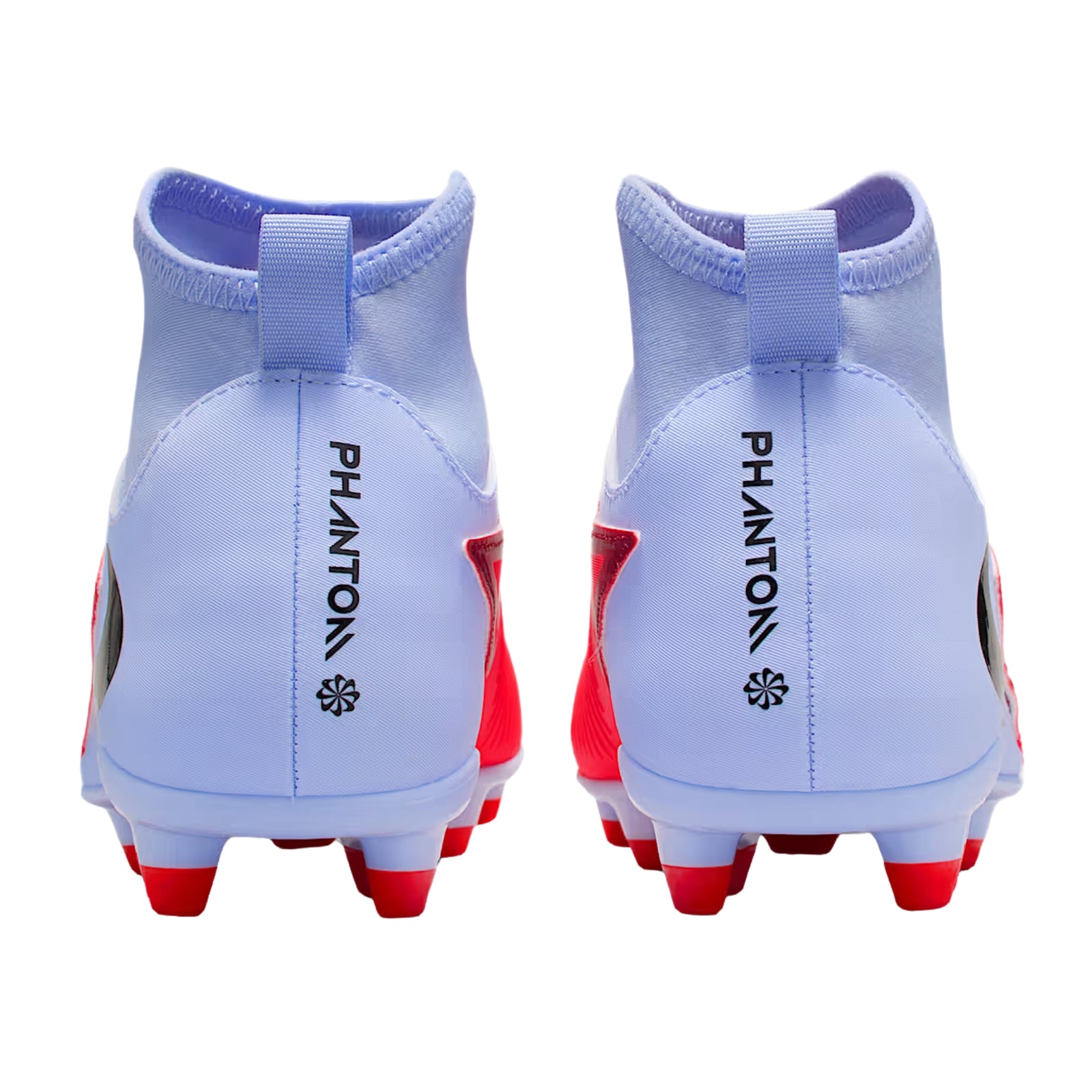 Nike Jr. Phantom 6 High Club Firm Ground/Multi Ground Soccer Cleats (Royal Tint/Bright Crimson)