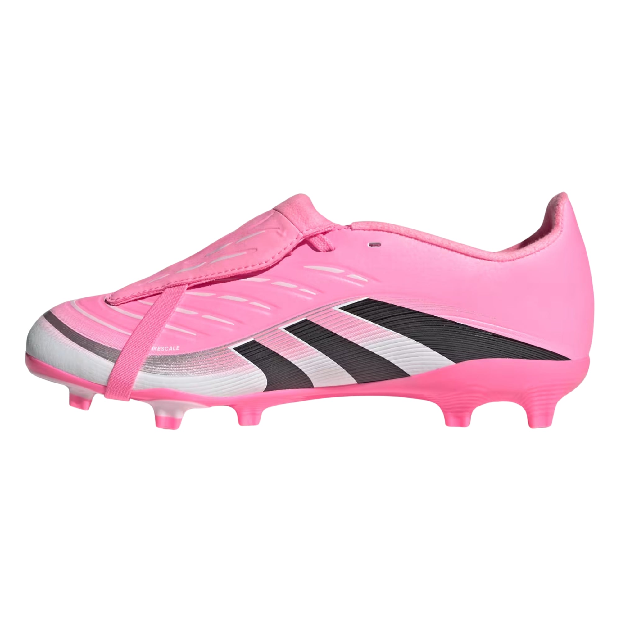 adidas Youth Predator League Fold Over Tongue Firm Ground/Multi Ground Soccer Cleats (Pink/Black/White)