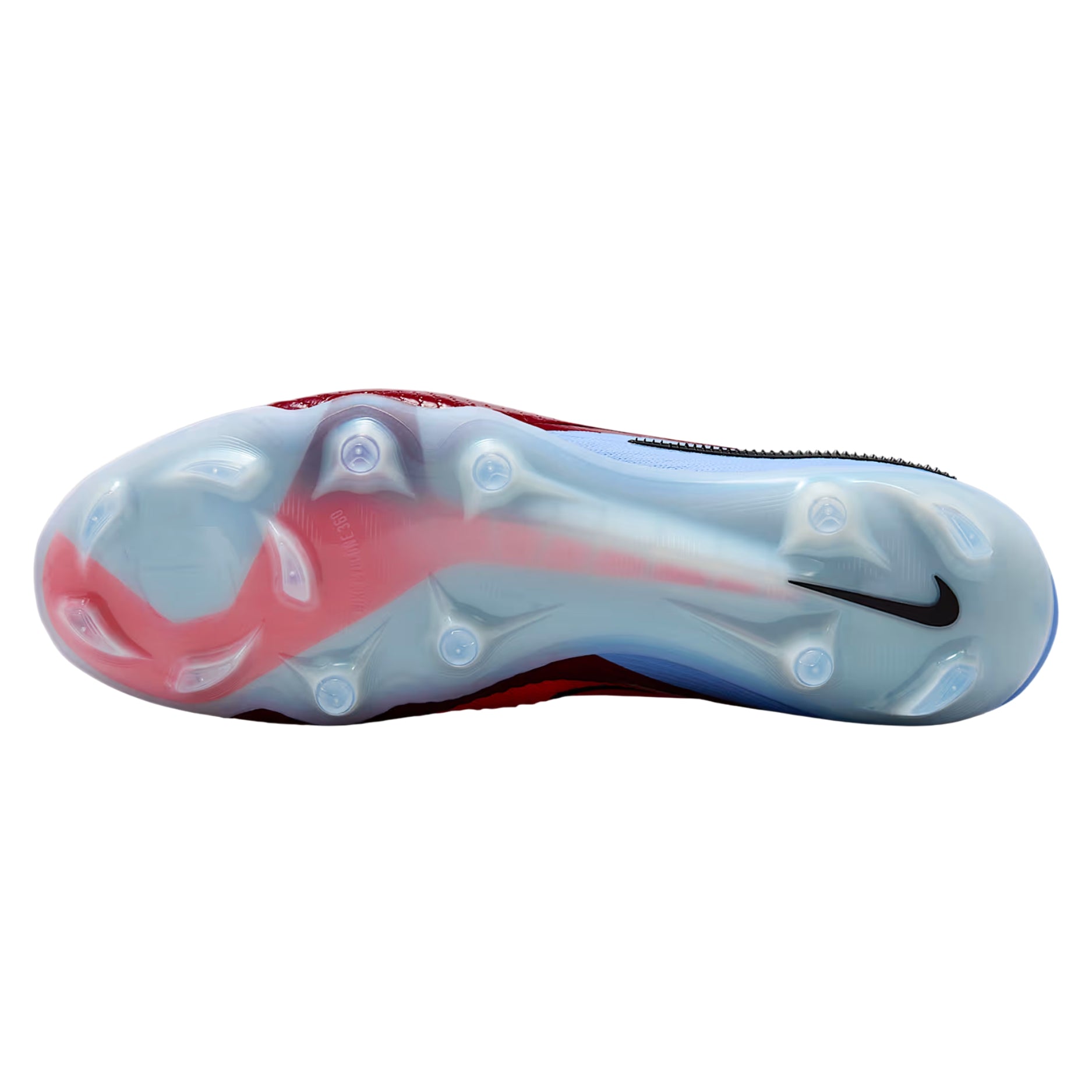 Nike Phantom 6 High Elite Firm Ground Soccer Cleats (Royal Tint/Bright Crimson)