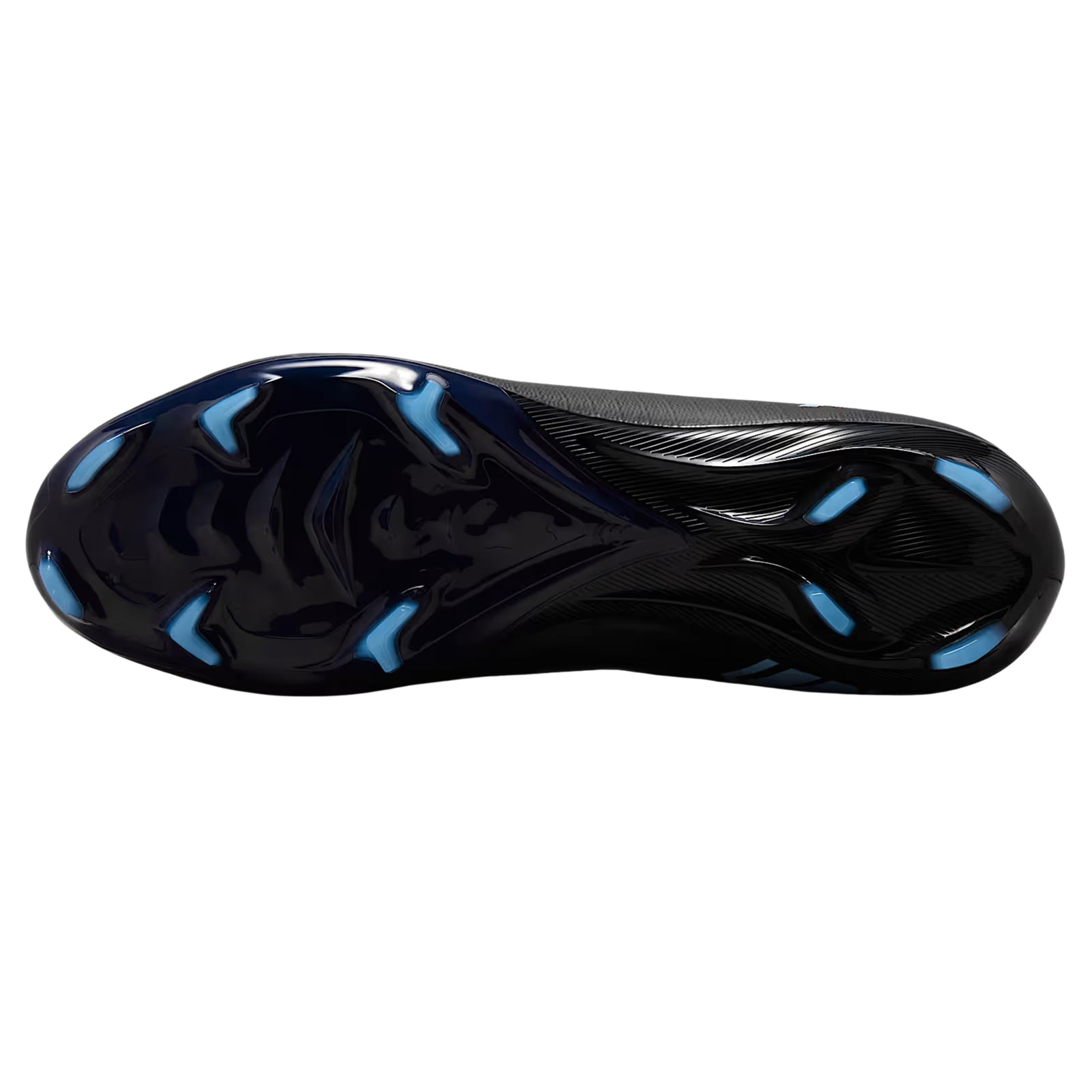 Nike Zoom Mercurial Superfly 10 Pro Firm Ground Soccer Cleats (Black/Ice Blue)