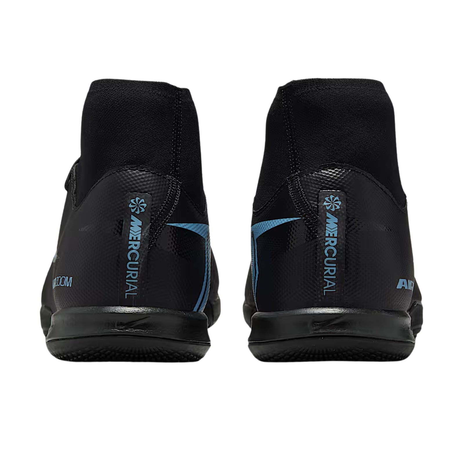 Nike Zoom Mercurial Superfly 10 Academy Indoor Soccer Shoes (Black/Ice Blue)
