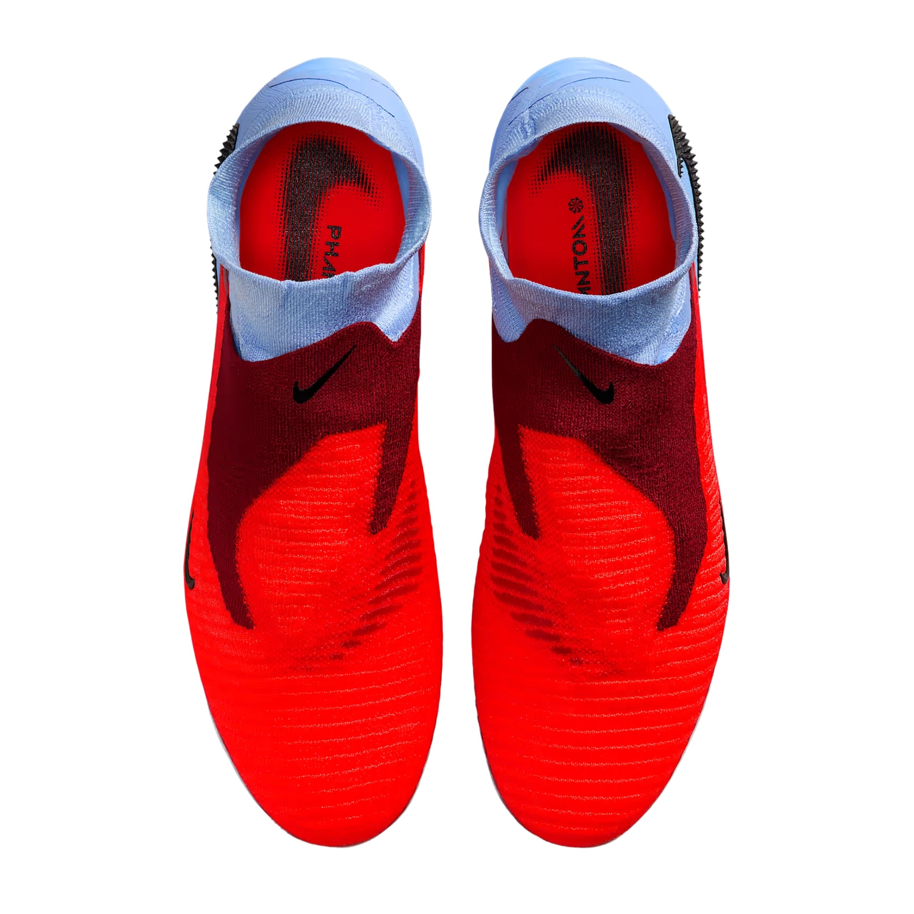Nike Phantom 6 High Elite Firm Ground Soccer Cleats (Royal Tint/Bright Crimson)
