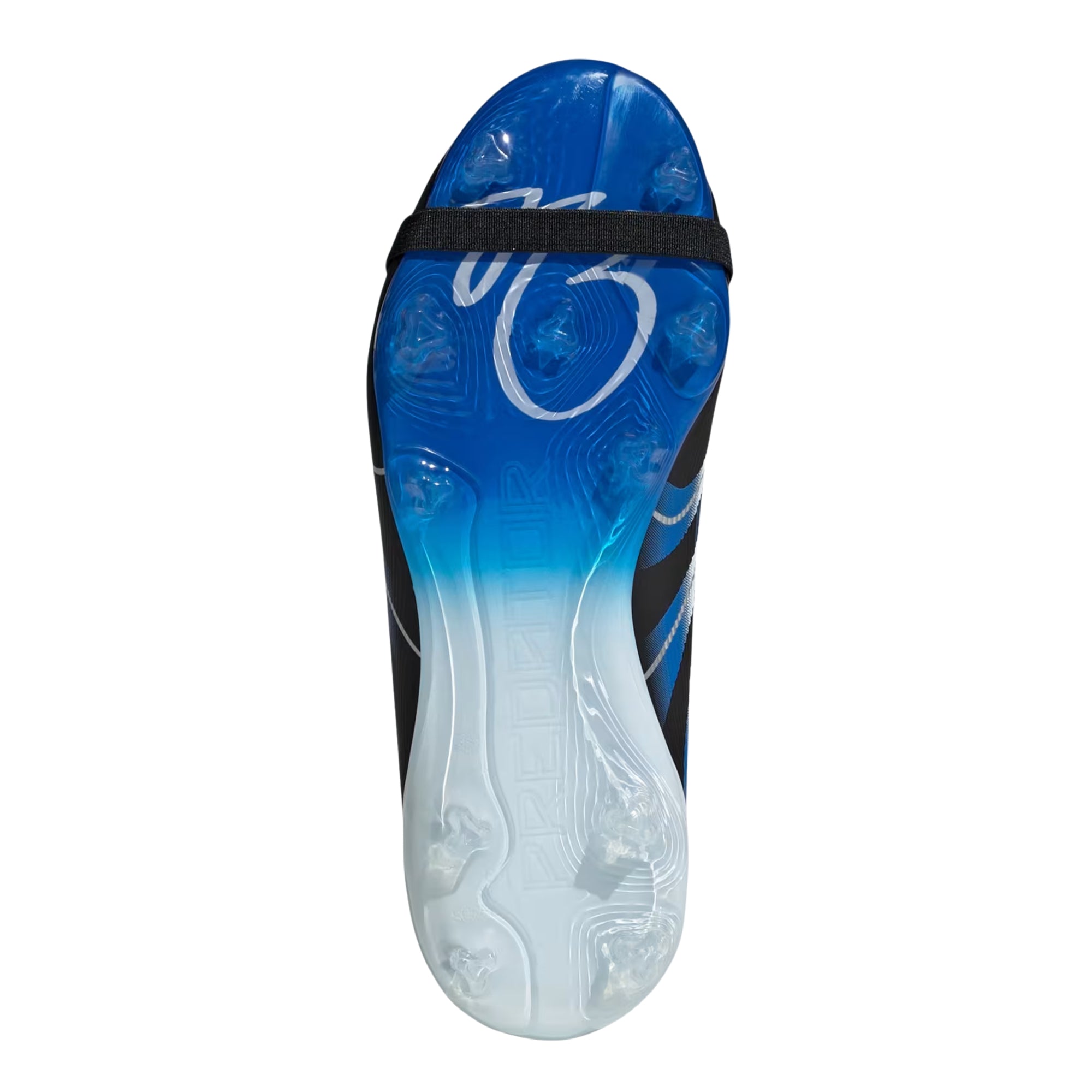 adidas Youth Predator League Jude Bellingham Edition Fold-Over Tongue FG/MG Soccer Cleats (Black/White/Blue)