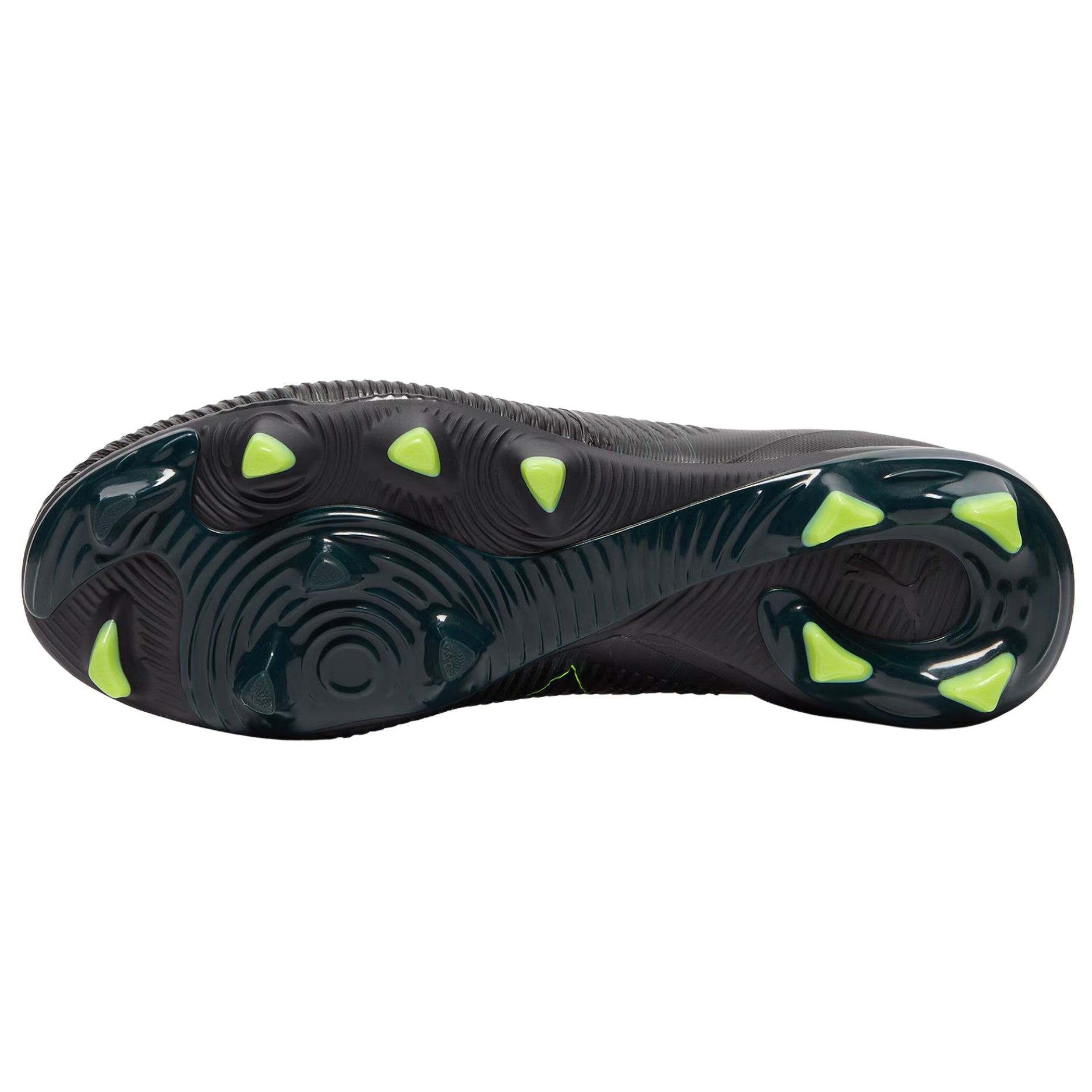 Puma Future 8 Match FG/AG Soccer Cleats (Black/Fizzy Light/Green)
