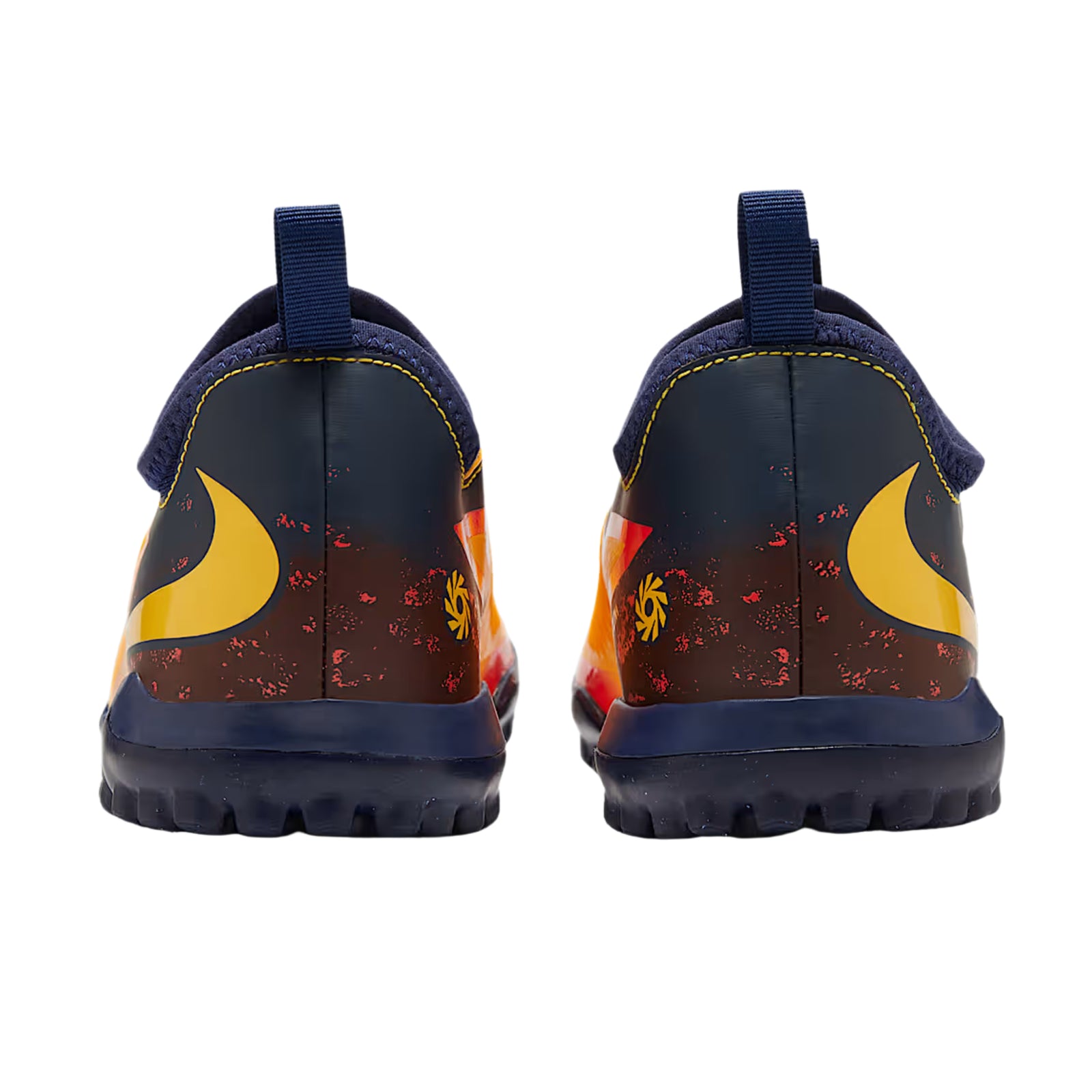 Nike Youth Jr. Phantom 6 Low Academy Erling Haaland Turf Soccer Shoes (Laser Orange/Lemon Venom)