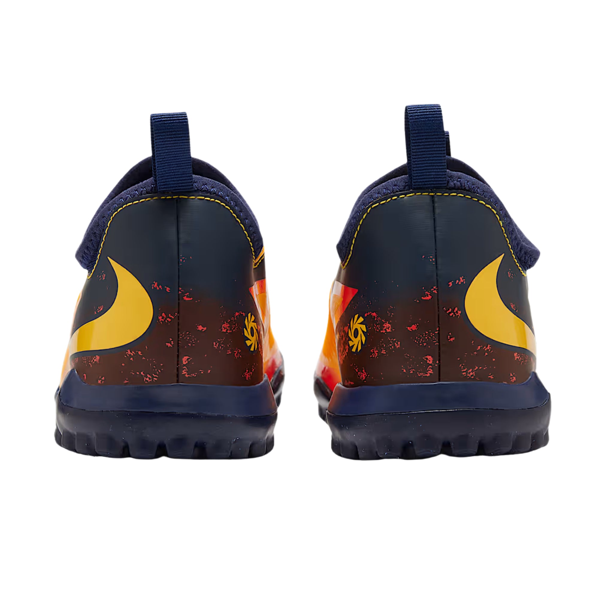 Nike Youth Jr. Phantom 6 Low Academy Erling Haaland Turf Soccer Shoes (Laser Orange/Lemon Venom)