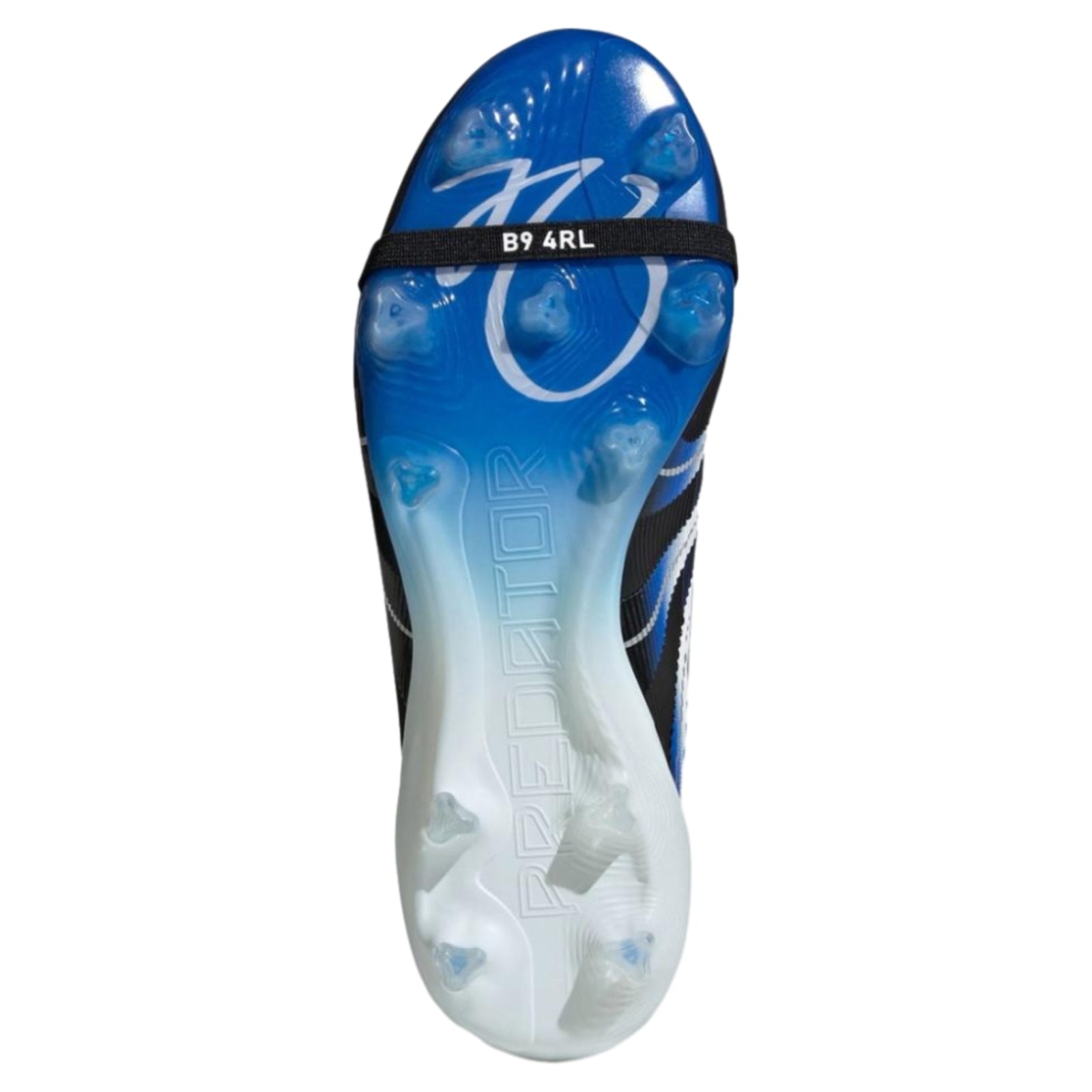 adidas Predator Elite Jude Bellingham Edition Fold-Over Tongue Firm Ground Soccer Cleats (Black/White/Blue)