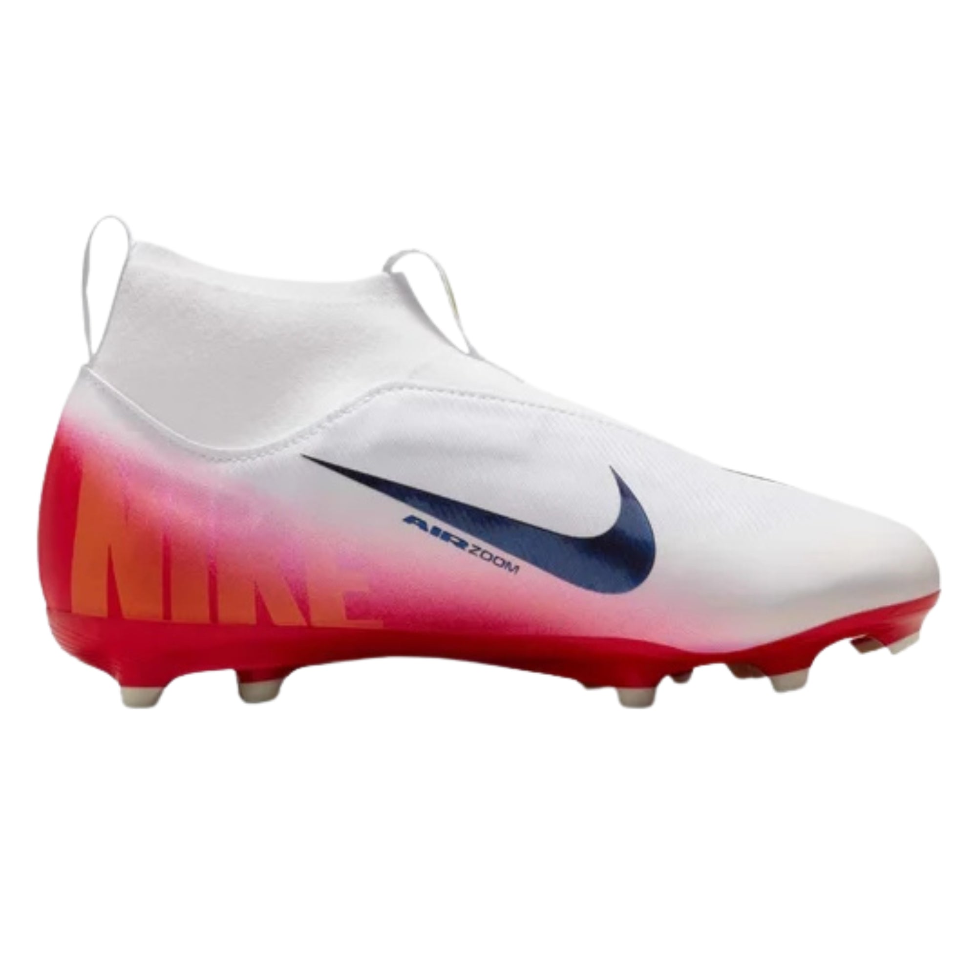 Nike Youth Jr. Zoom Superfly 10 Academy Level Eight Firm Ground/Multi Ground Soccer Cleats (University Red/Dark Obsidian)