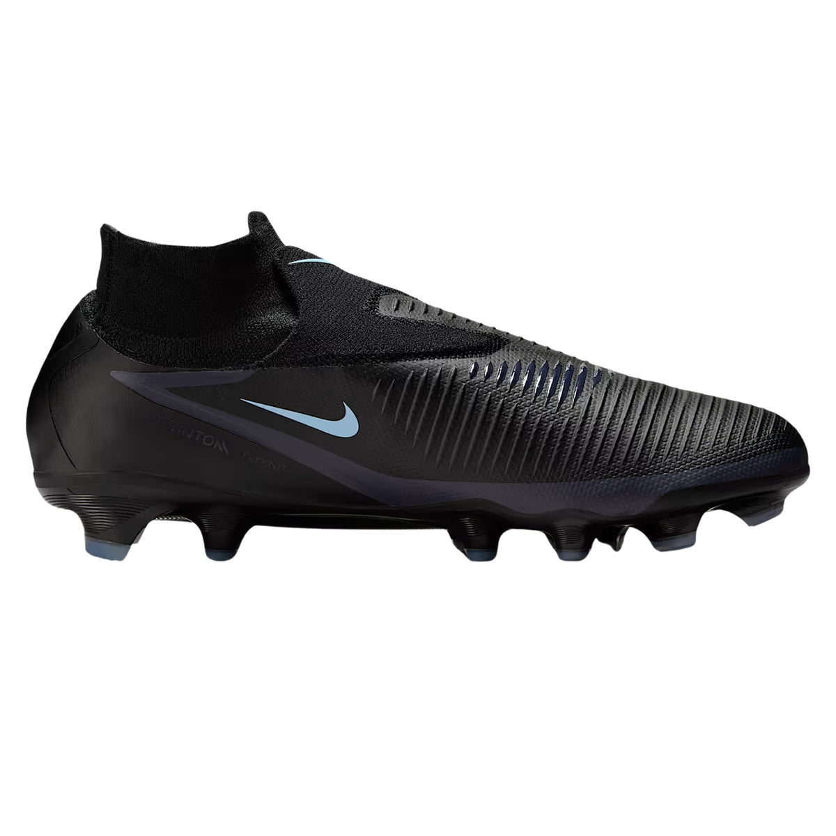 Nike Phantom 6 High Pro Firm Ground Soccer Cleats (Black/Black)