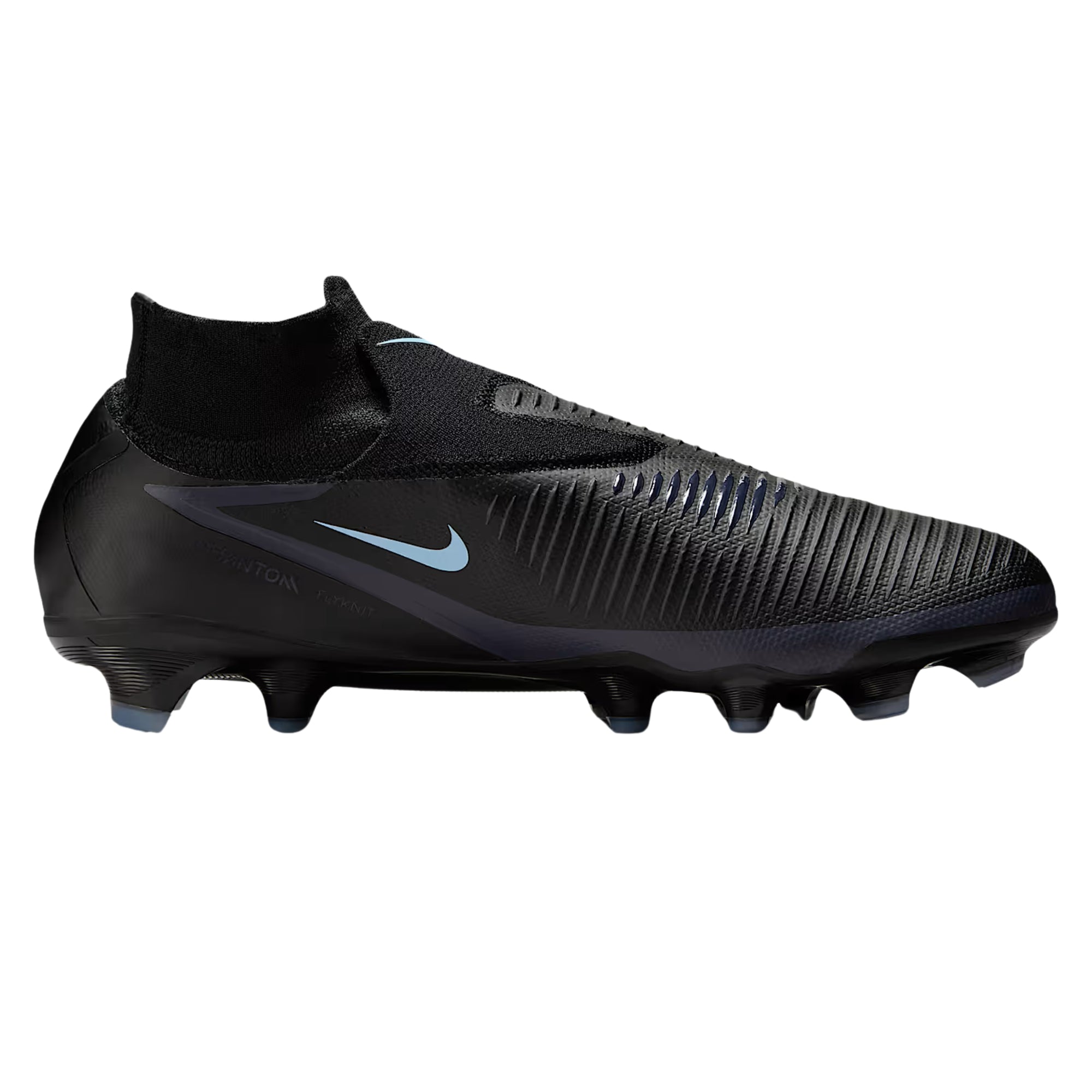 Nike Phantom 6 High Pro Firm Ground Soccer Cleats (Black/Black)