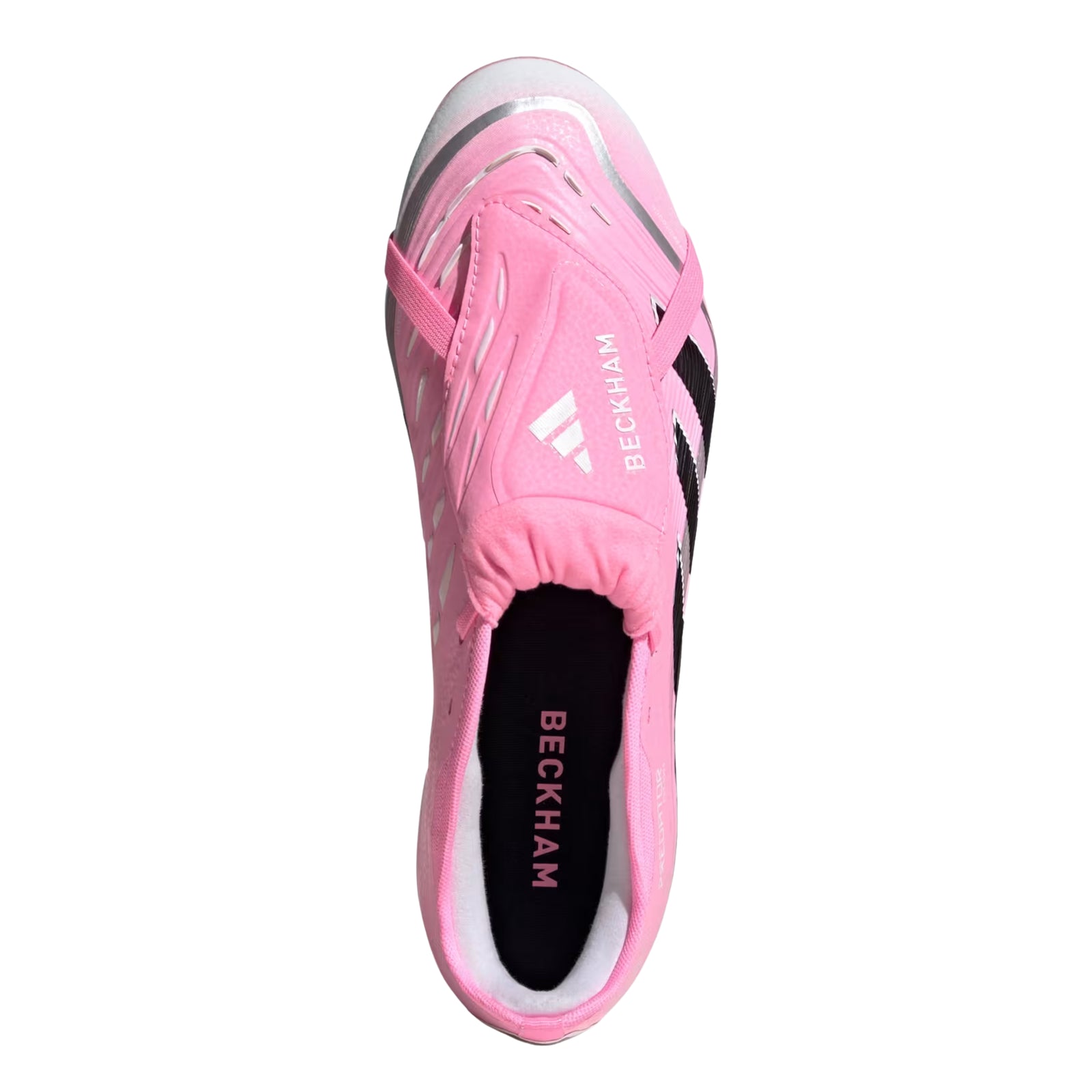 adidas Predator Pro Fold-Over Tongue Firm Ground Soccer Cleats (Pink/Core Black/White)