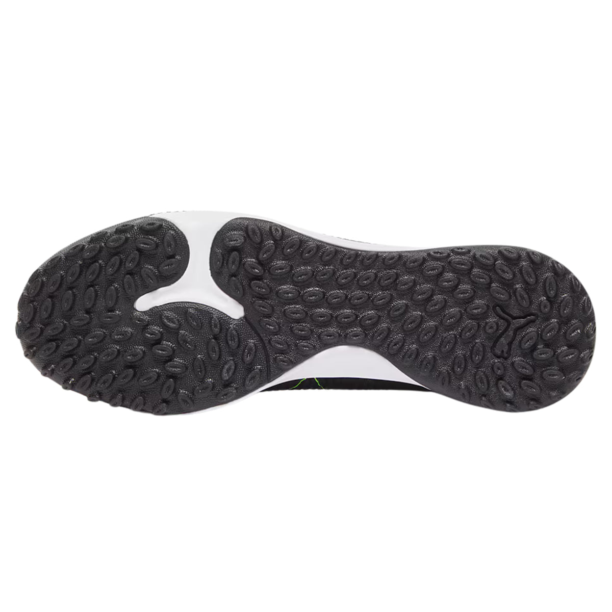 Puma Future 8 Match Turf Soccer Shoes (Black/Fizzy Light/Green)