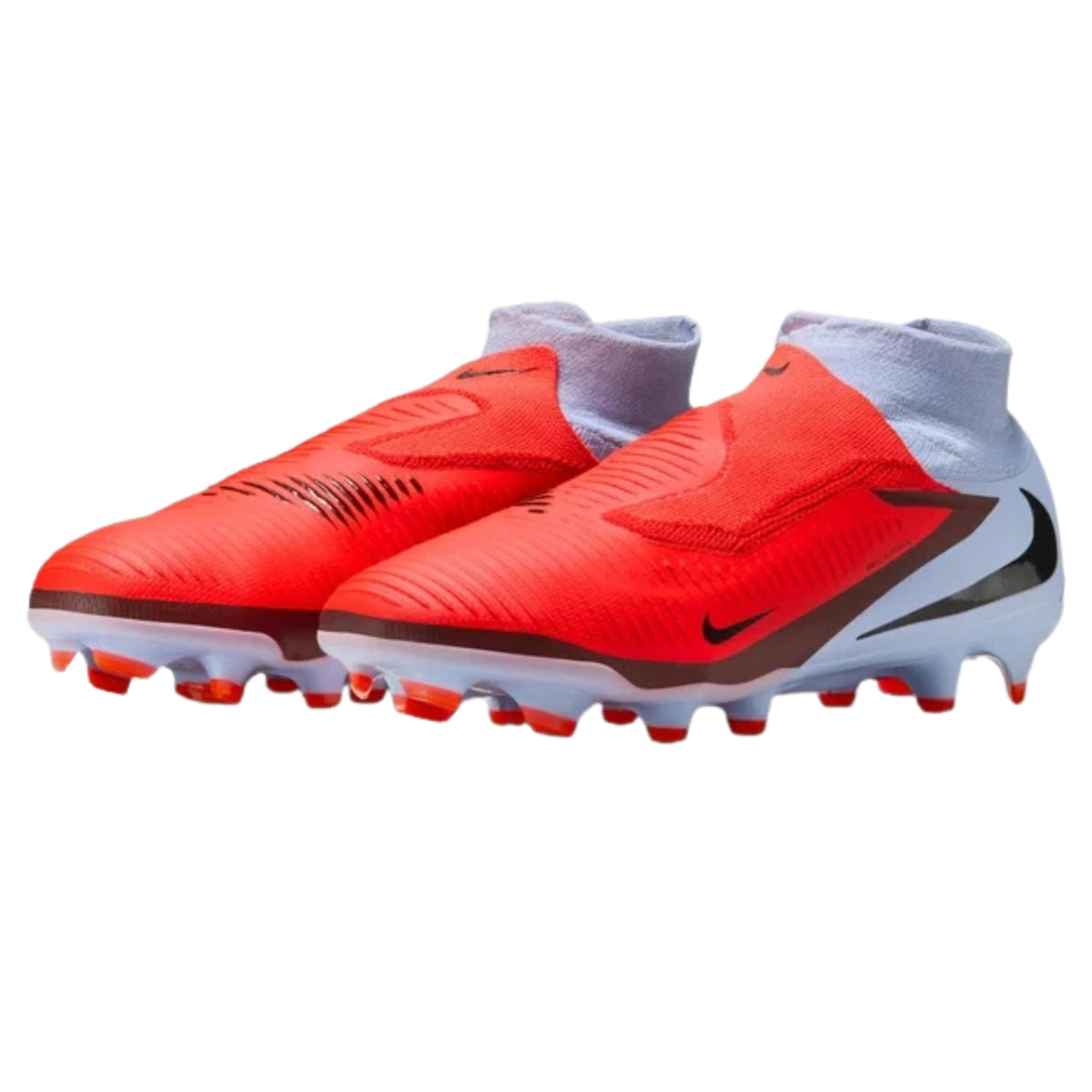 Nike Phantom 6 High Pro Firm Ground Soccer Cleats (Royal Tint/Bright Crimson)