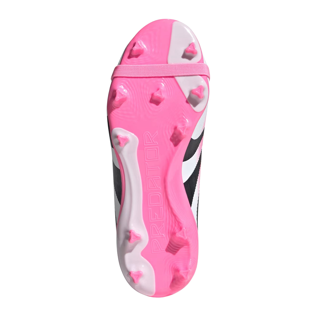 adidas Youth Predator League Fold Over Tongue Firm Ground/Multi Ground Soccer Cleats (Pink/Black/White)
