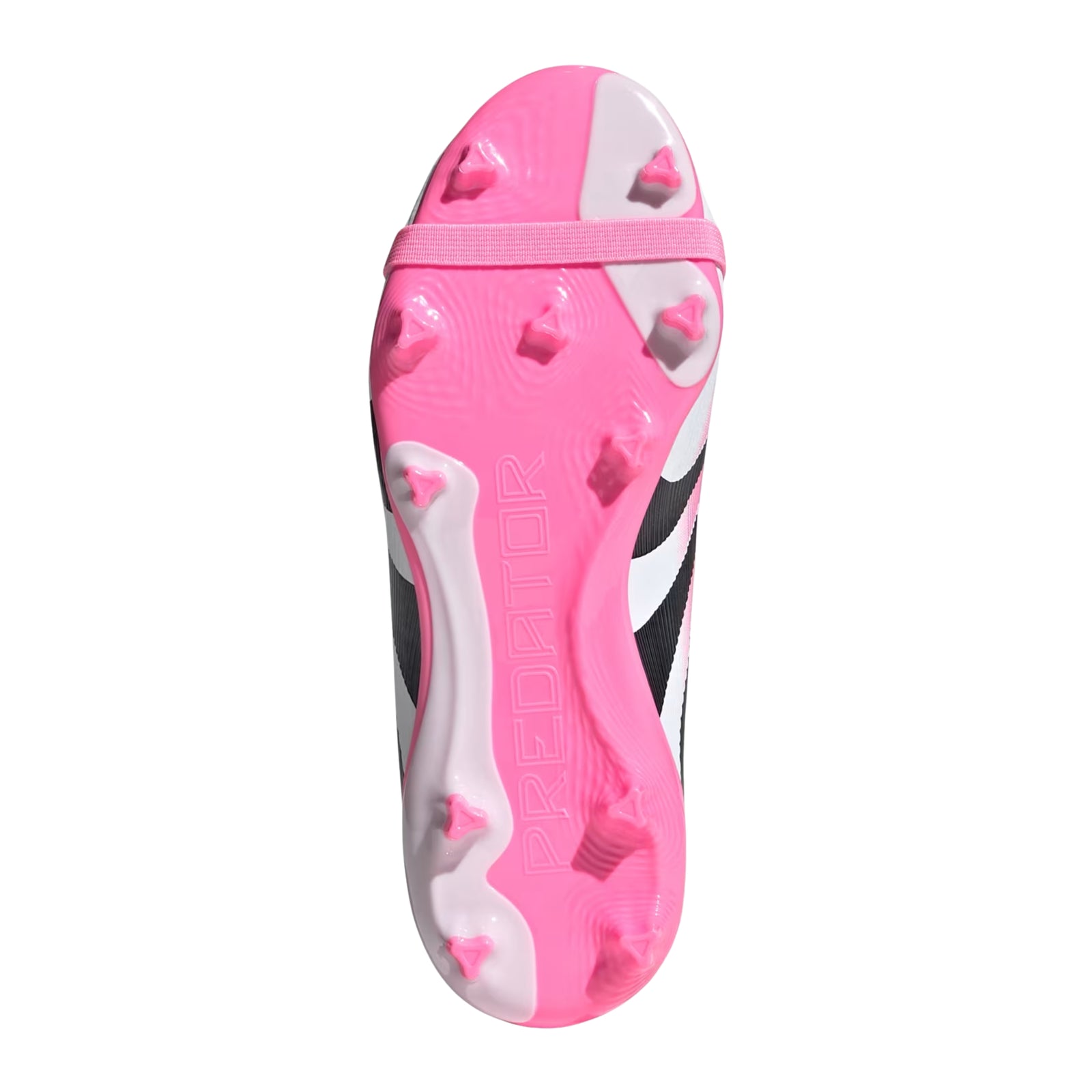 adidas Youth Predator League Fold Over Tongue Firm Ground/Multi Ground Soccer Cleats (Pink/Black/White)