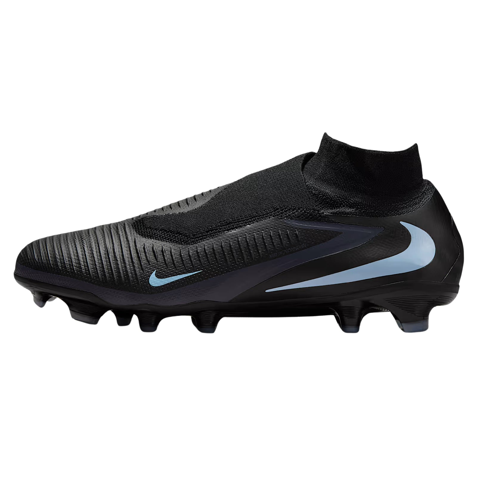 Nike Phantom 6 High Pro Firm Ground Soccer Cleats (Black/Black)