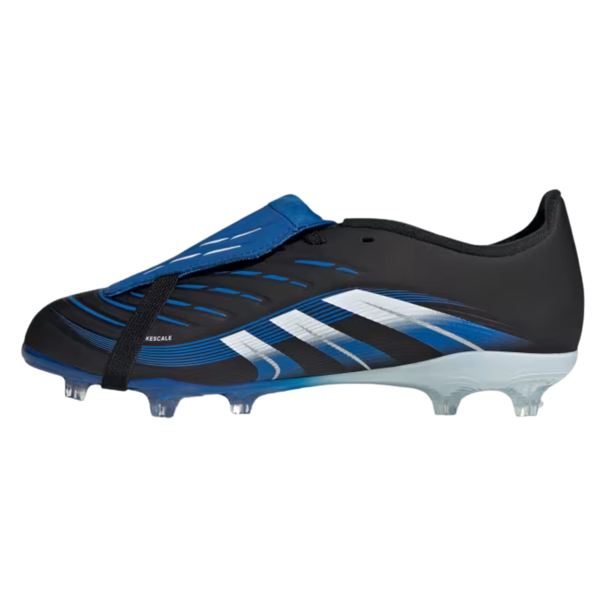 adidas Youth Predator League Jude Bellingham Edition Fold-Over Tongue FG/MG Soccer Cleats (Black/White/Blue)