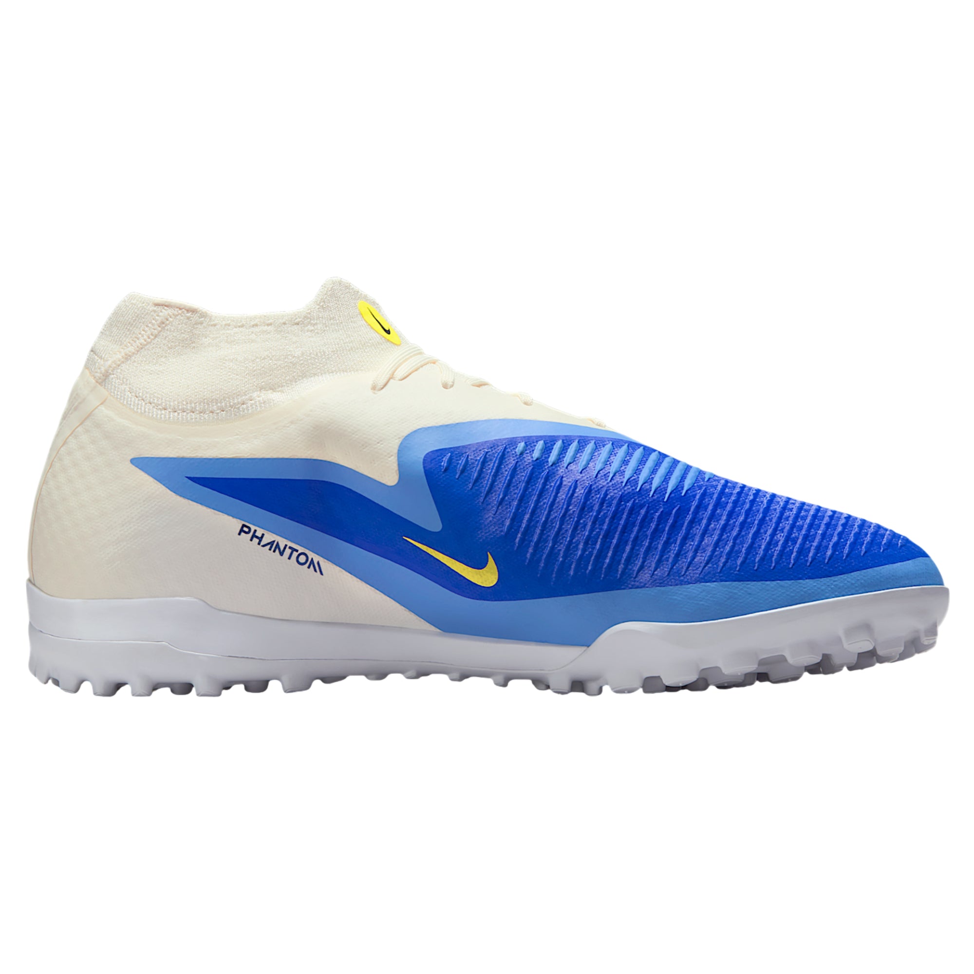 Nike Phantom 6 High Academy Turf Soccer Shoes (Racer Blue/Dark Obsidian)