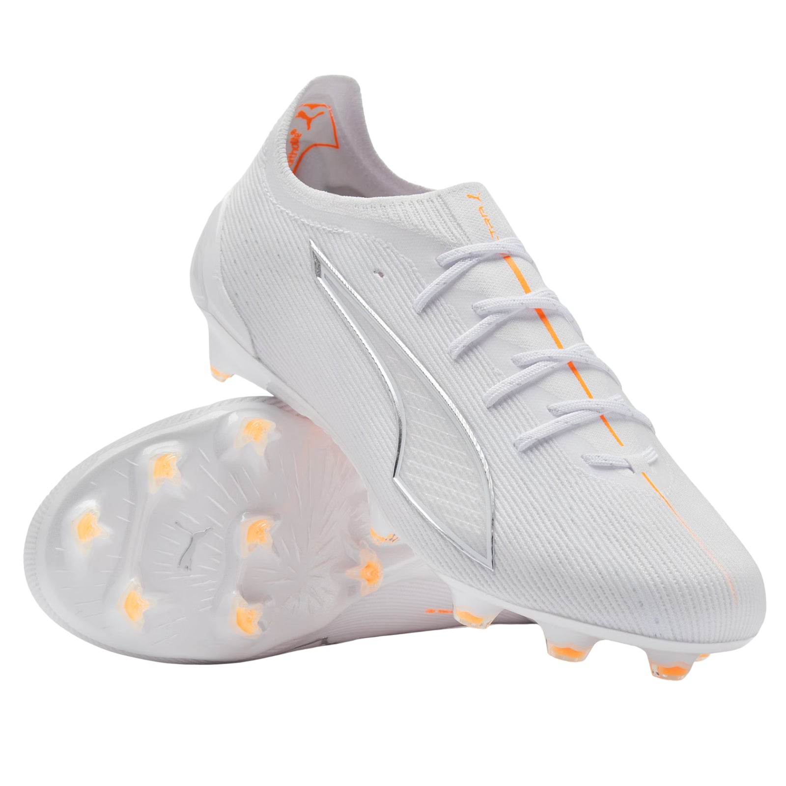 Puma Ultra 6 Ultimate Firm Ground Soccer Cleats (Puma White)
