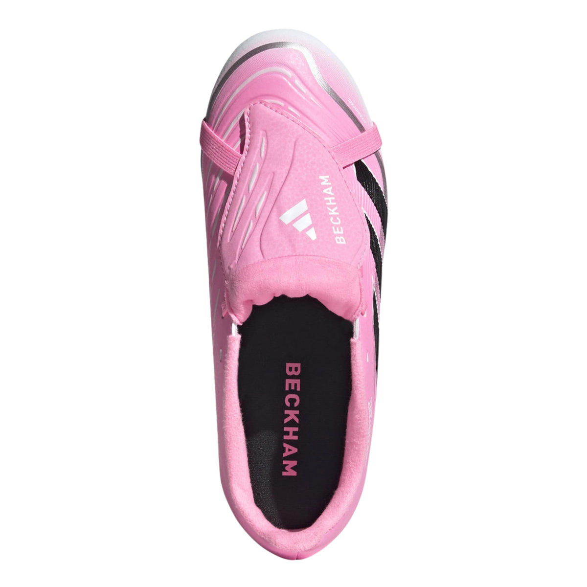 adidas Youth Predator League Fold Over Tongue Firm Ground/Multi Ground Soccer Cleats (Pink/Black/White)
