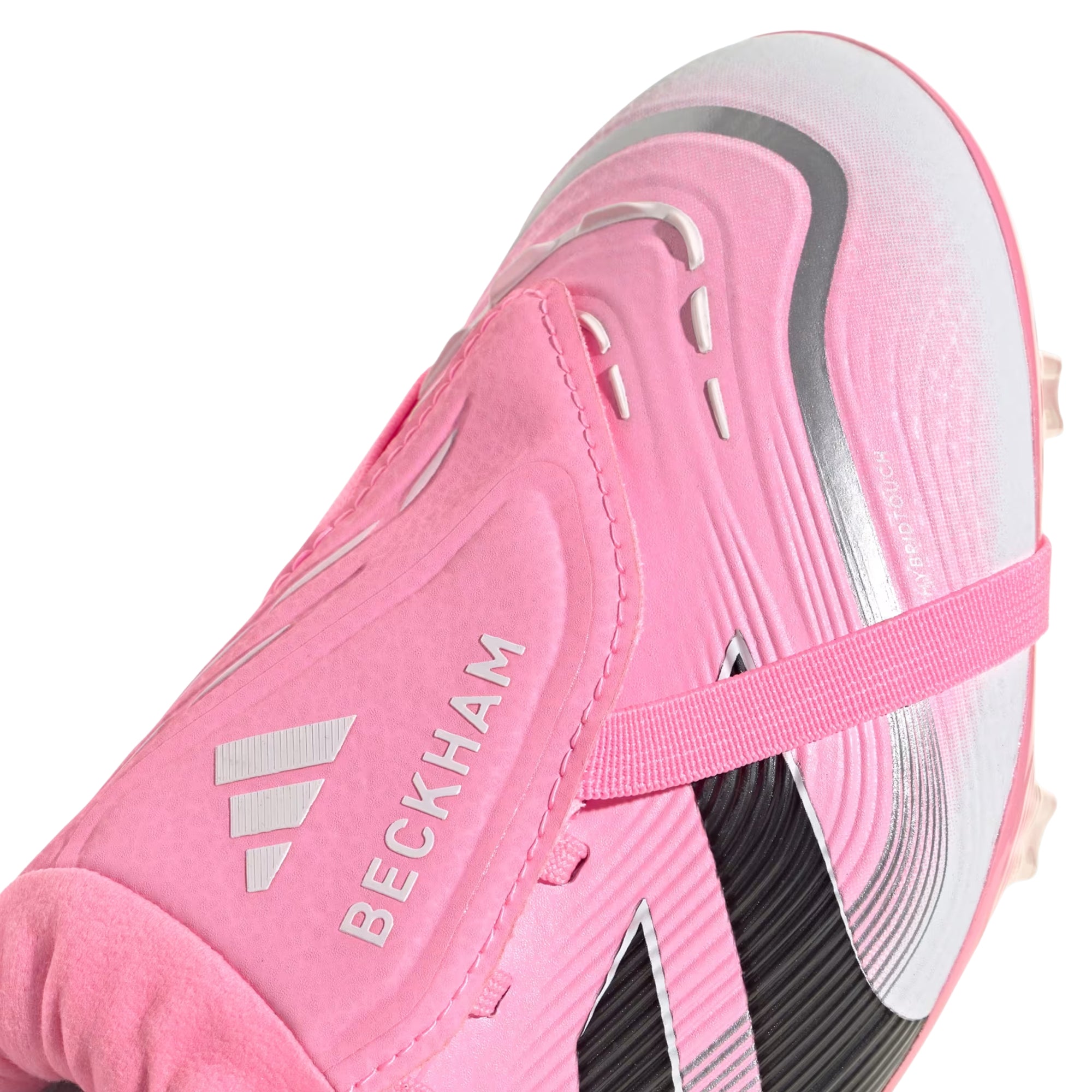 adidas Predator Pro Fold-Over Tongue Firm Ground Soccer Cleats (Pink/Core Black/White)