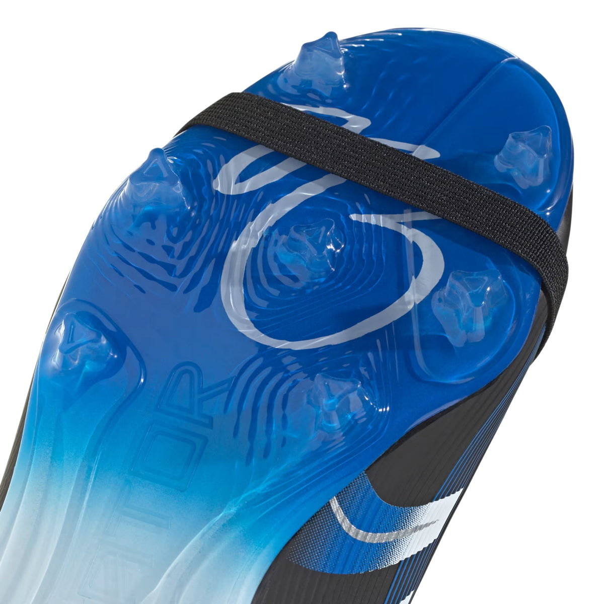 adidas Youth Predator League Jude Bellingham Edition Fold-Over Tongue FG/MG Soccer Cleats (Black/White/Blue)