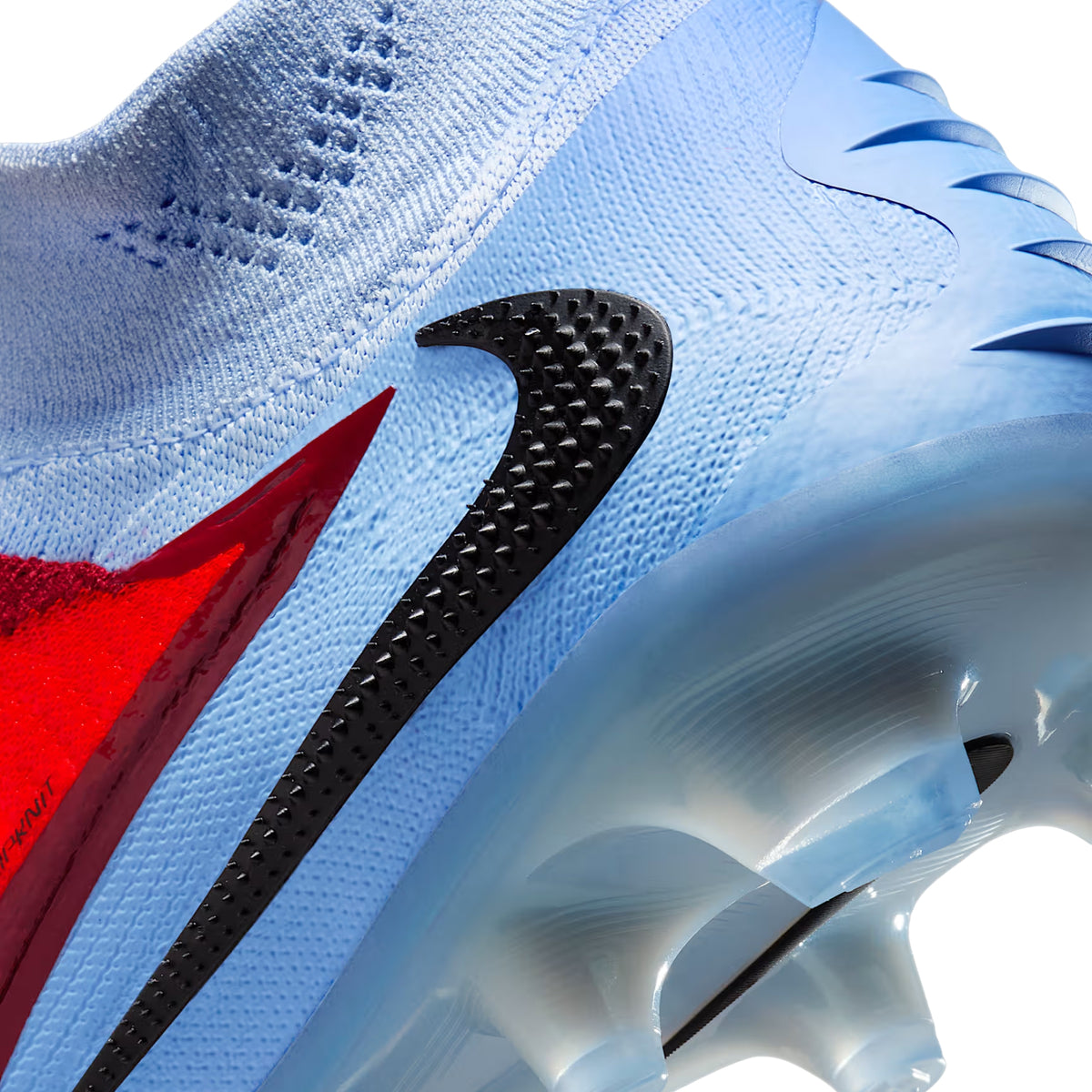 Nike Phantom 6 High Elite Firm Ground Soccer Cleats (Royal Tint/Bright Crimson)