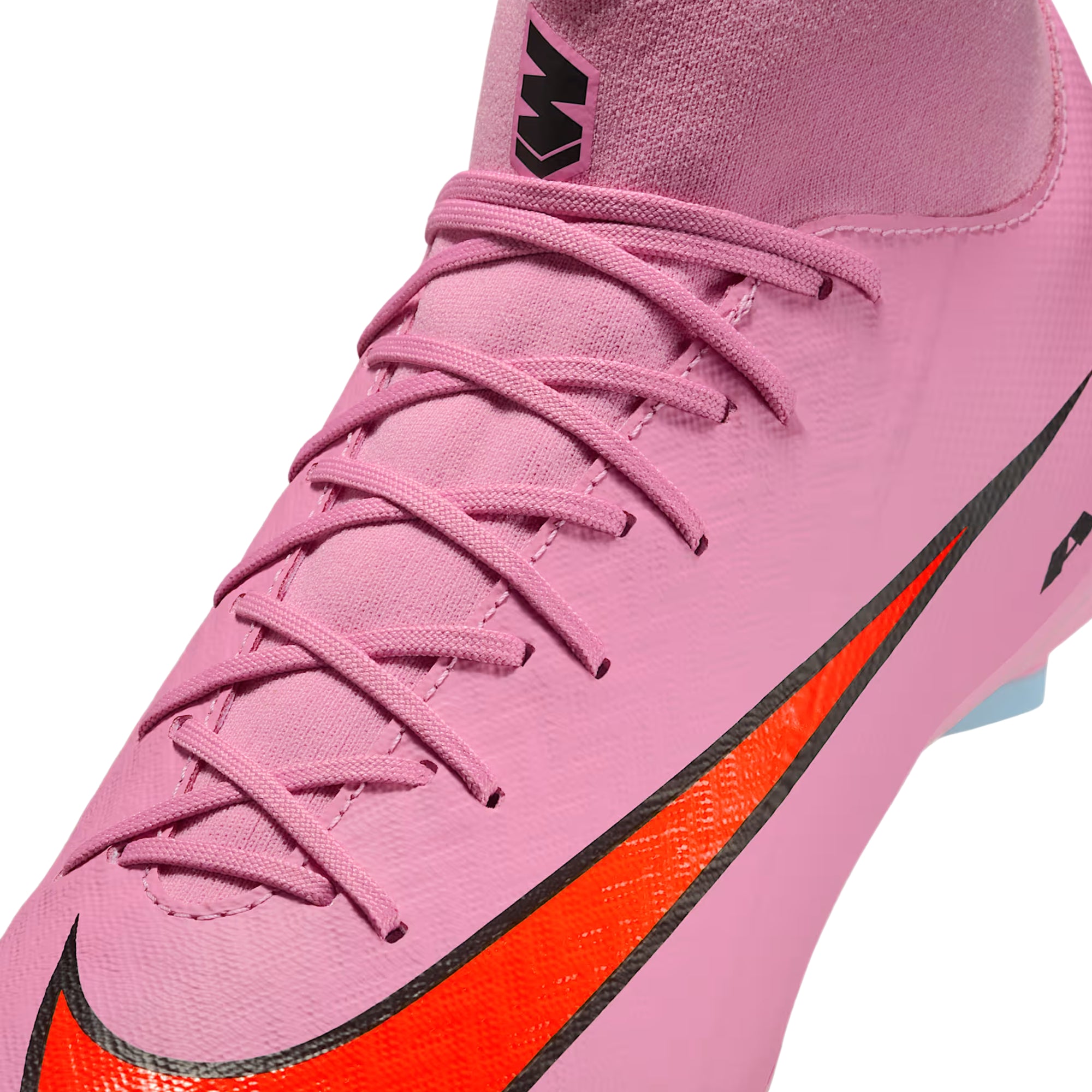 Nike Zoom Superfly 10 Academy FG/MG Soccer Cleats (Magic Flamingo/Black-Total Crimson)