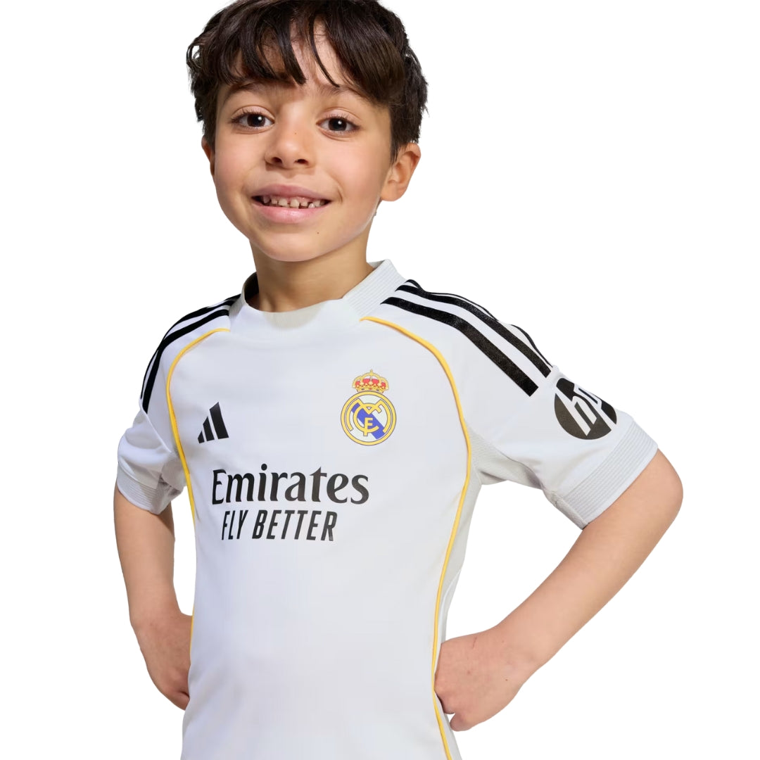 adidas Real Madrid 25/26 Mini Home Jersey (White)