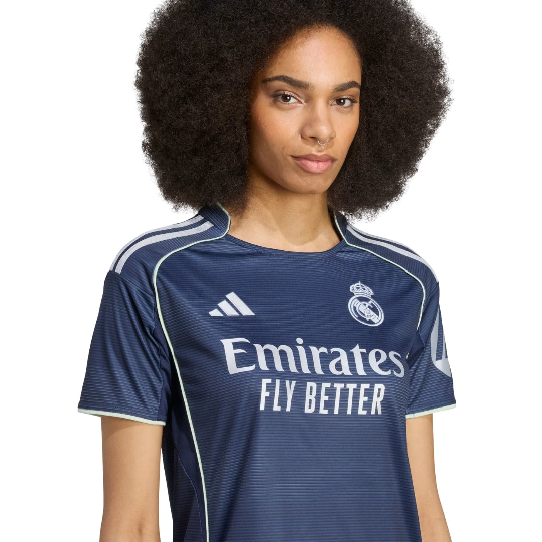 adidas Women's Real Madrid Away Jersey 25/26 (Legend Ink)