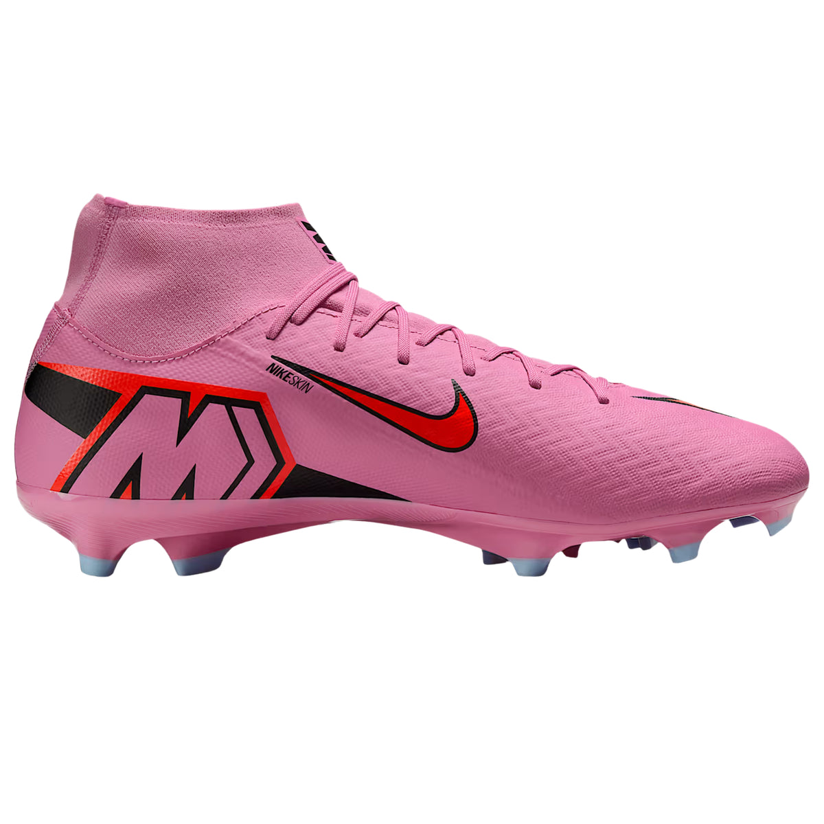 Nike Zoom Superfly 10 Academy FG/MG Soccer Cleats (Magic Flamingo/Black-Total Crimson)