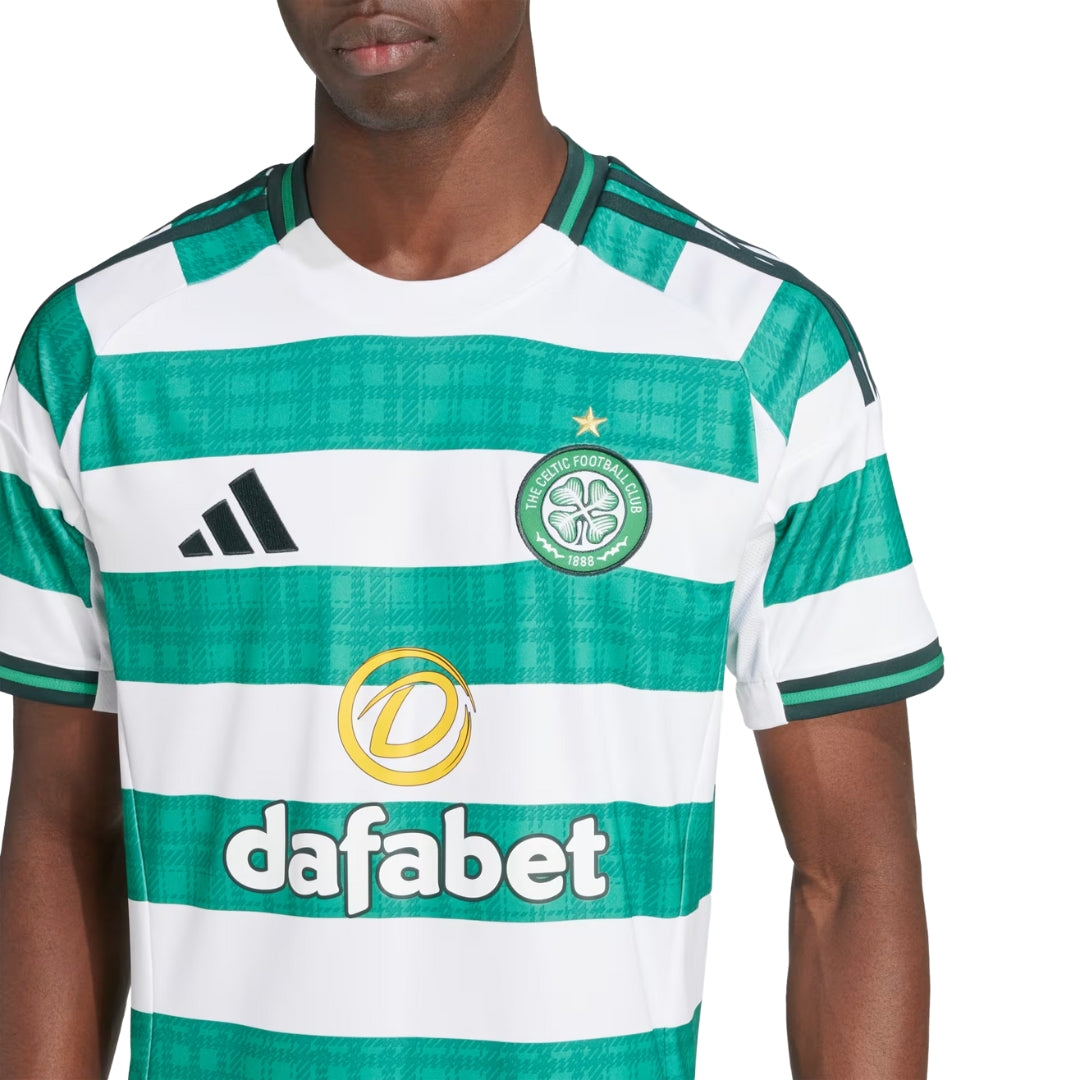 adidas Celtic FC 25/26 Home Jersey (White) - Soccer Wearhouse