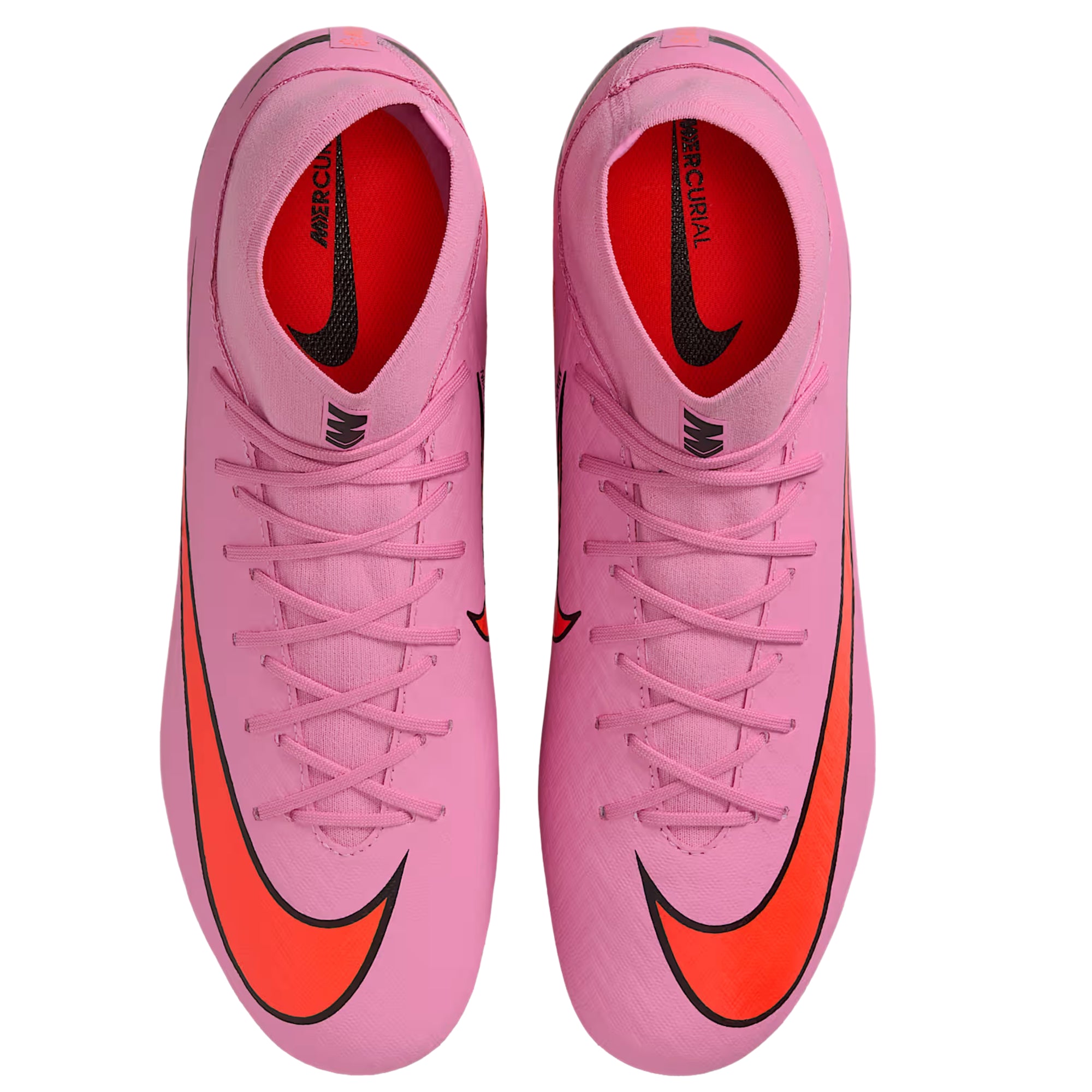 Nike Zoom Superfly 10 Academy FG/MG Soccer Cleats (Magic Flamingo/Black-Total Crimson)