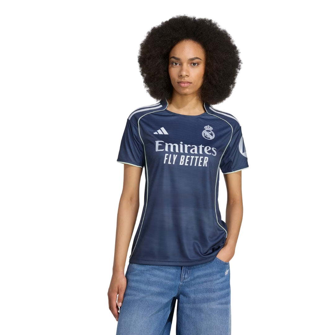 adidas Women's Real Madrid Away Jersey 25/26 (Legend Ink)