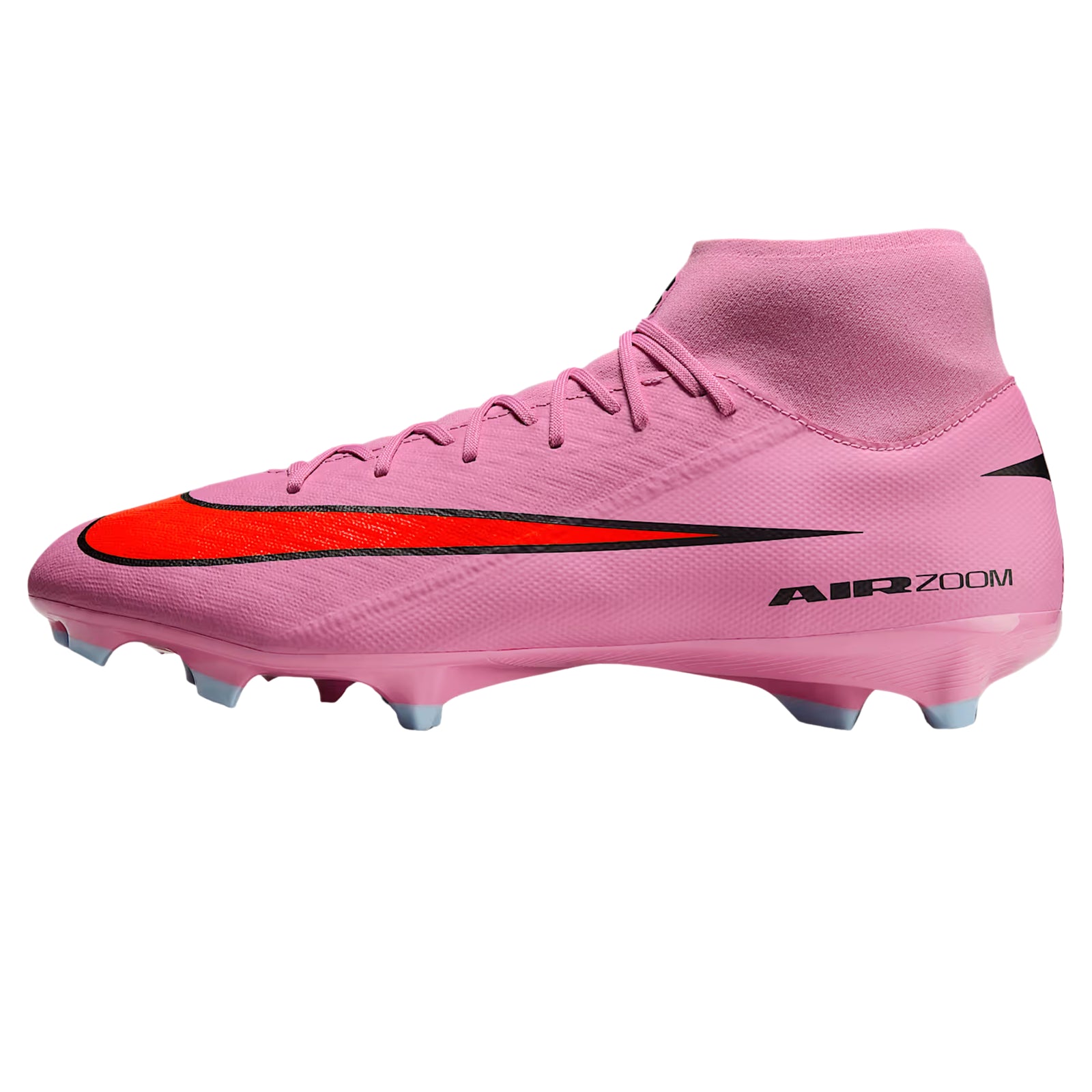 Nike Zoom Superfly 10 Academy FG/MG Soccer Cleats (Magic Flamingo/Black-Total Crimson)