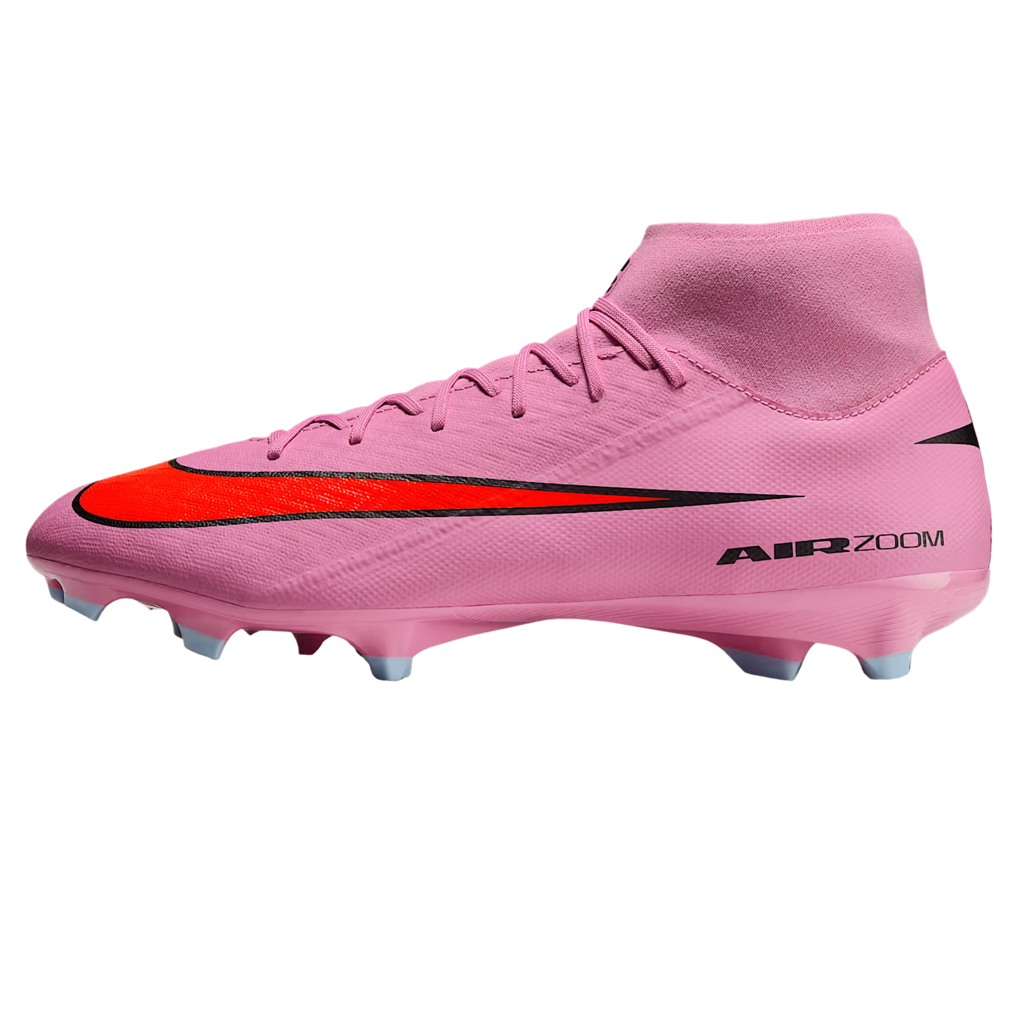 Nike Zoom Superfly 10 Academy FG/MG Soccer Cleats (Magic Flamingo/Black-Total Crimson)
