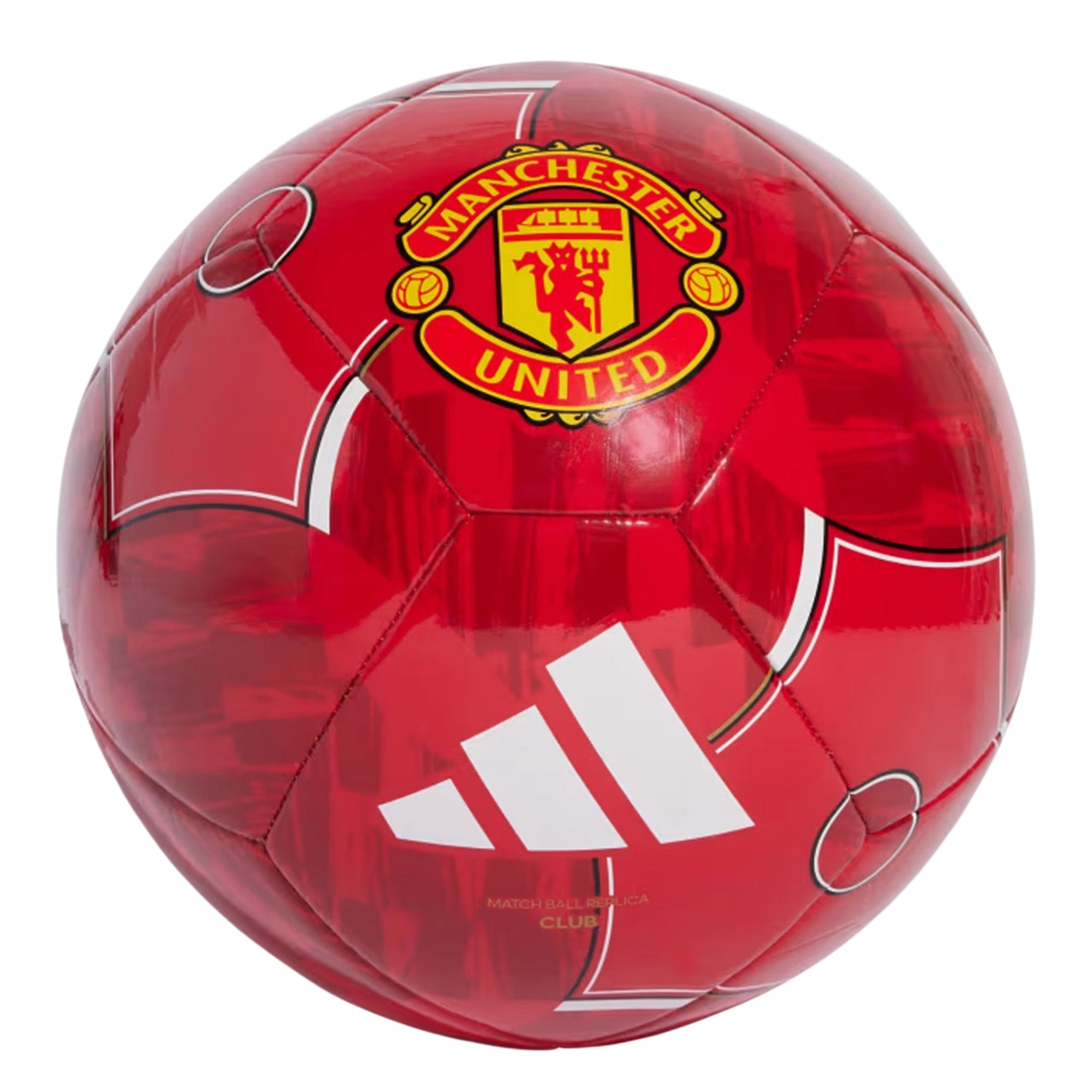 adidas Manchester United 25/26 Club Home Ball (Red/Black)
